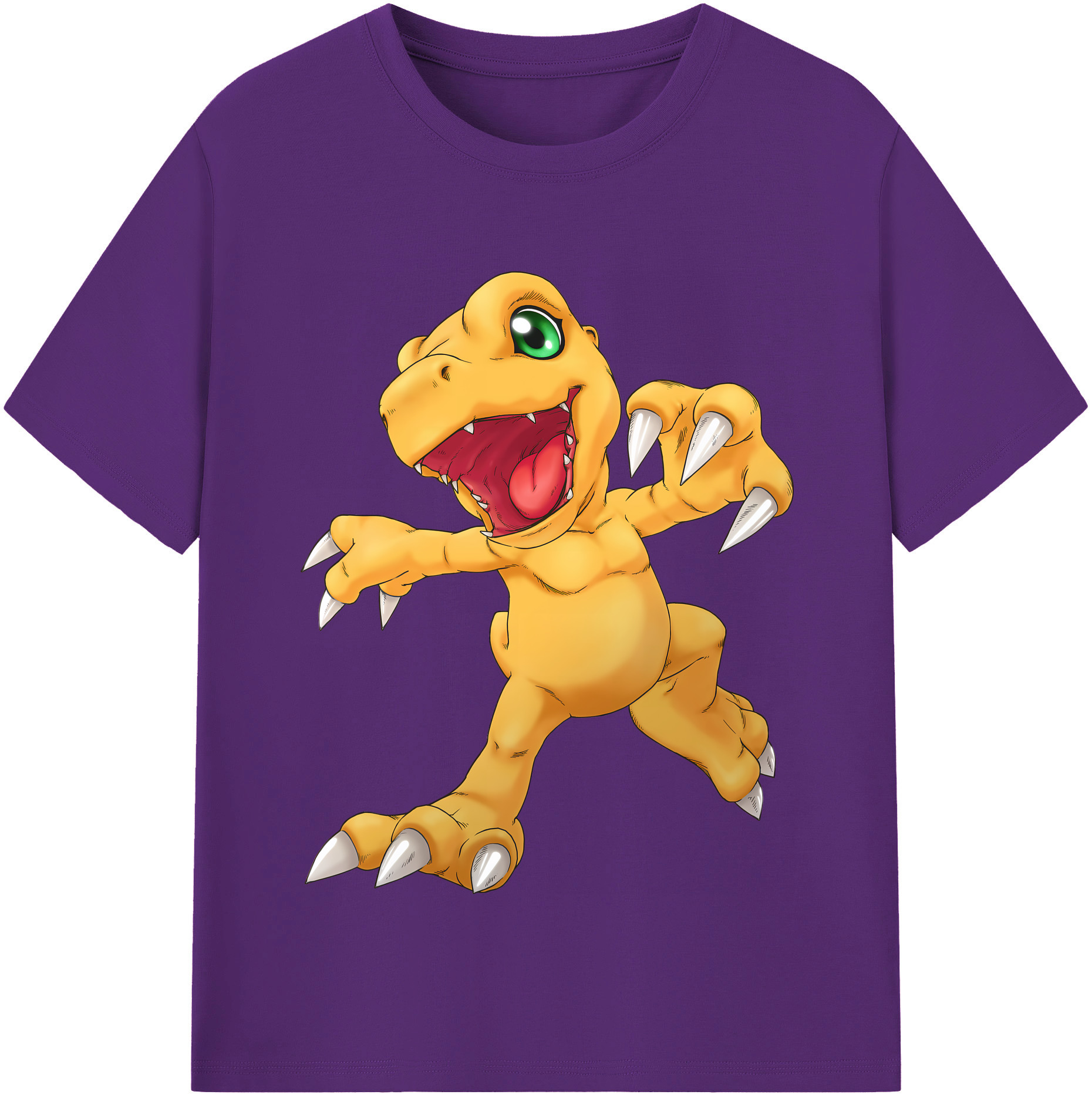 （画像用） Digimon デジタルモンスター/デジモン 綿100％半袖Tシャツ（フロントプリント）