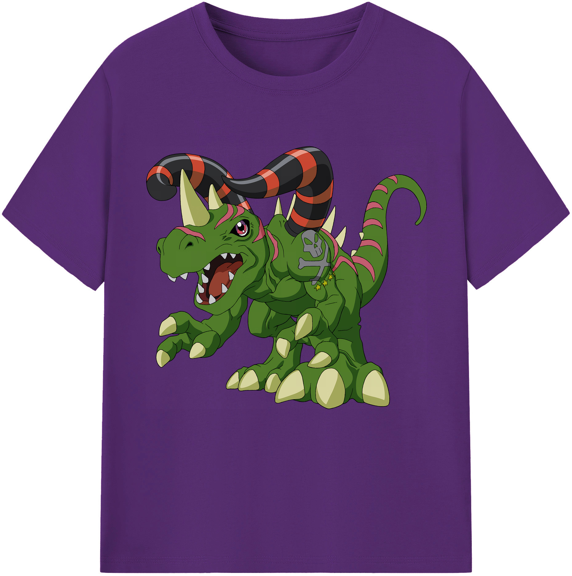 （画像用） Digimon デジタルモンスター/デジモン 綿100％半袖Tシャツ（フロントプリント）