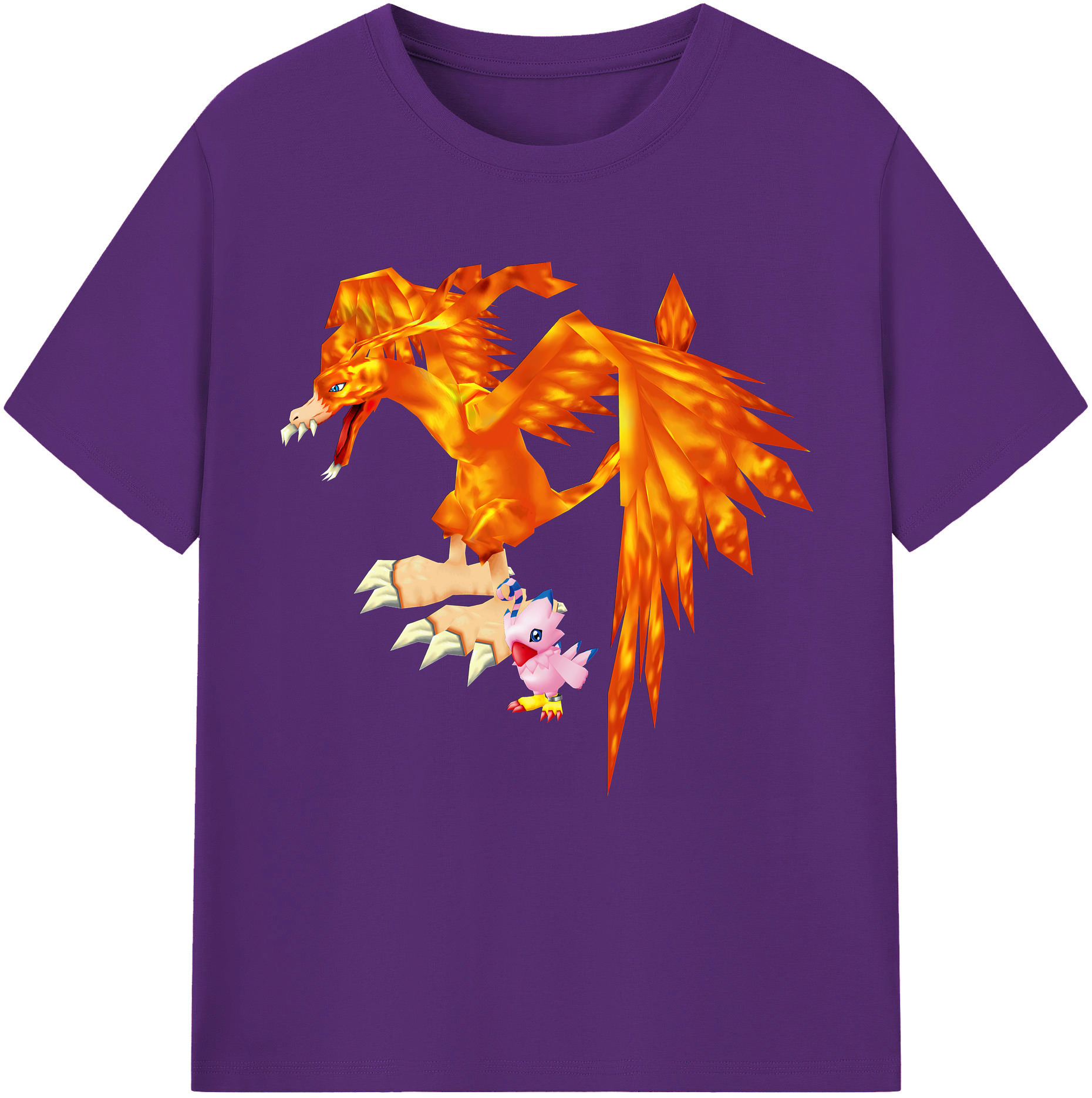 （画像用） Digimon デジタルモンスター/デジモン 綿100％半袖Tシャツ（フロントプリント）