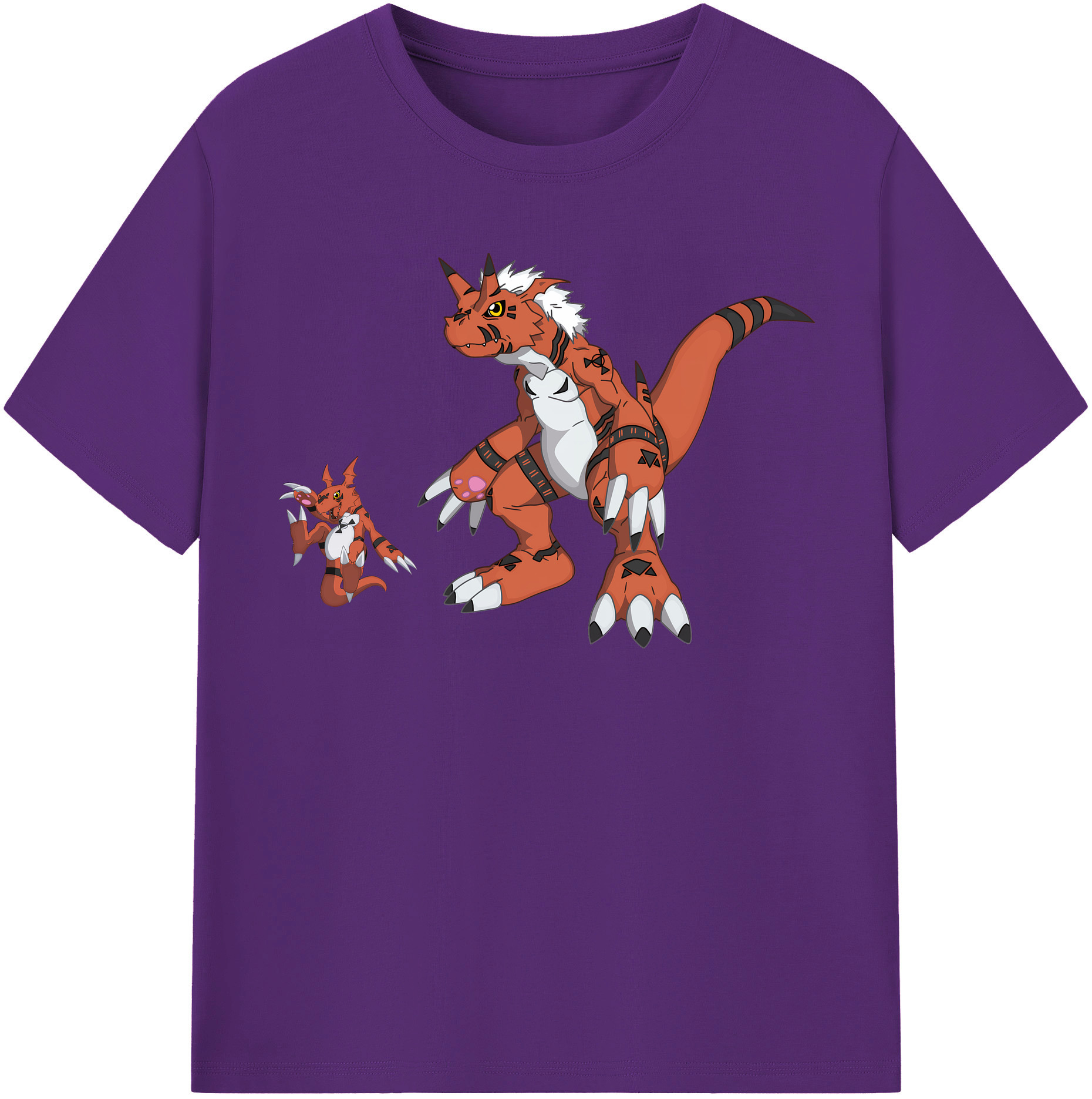 （画像用） Digimon デジタルモンスター/デジモン 綿100％半袖Tシャツ（フロントプリント）