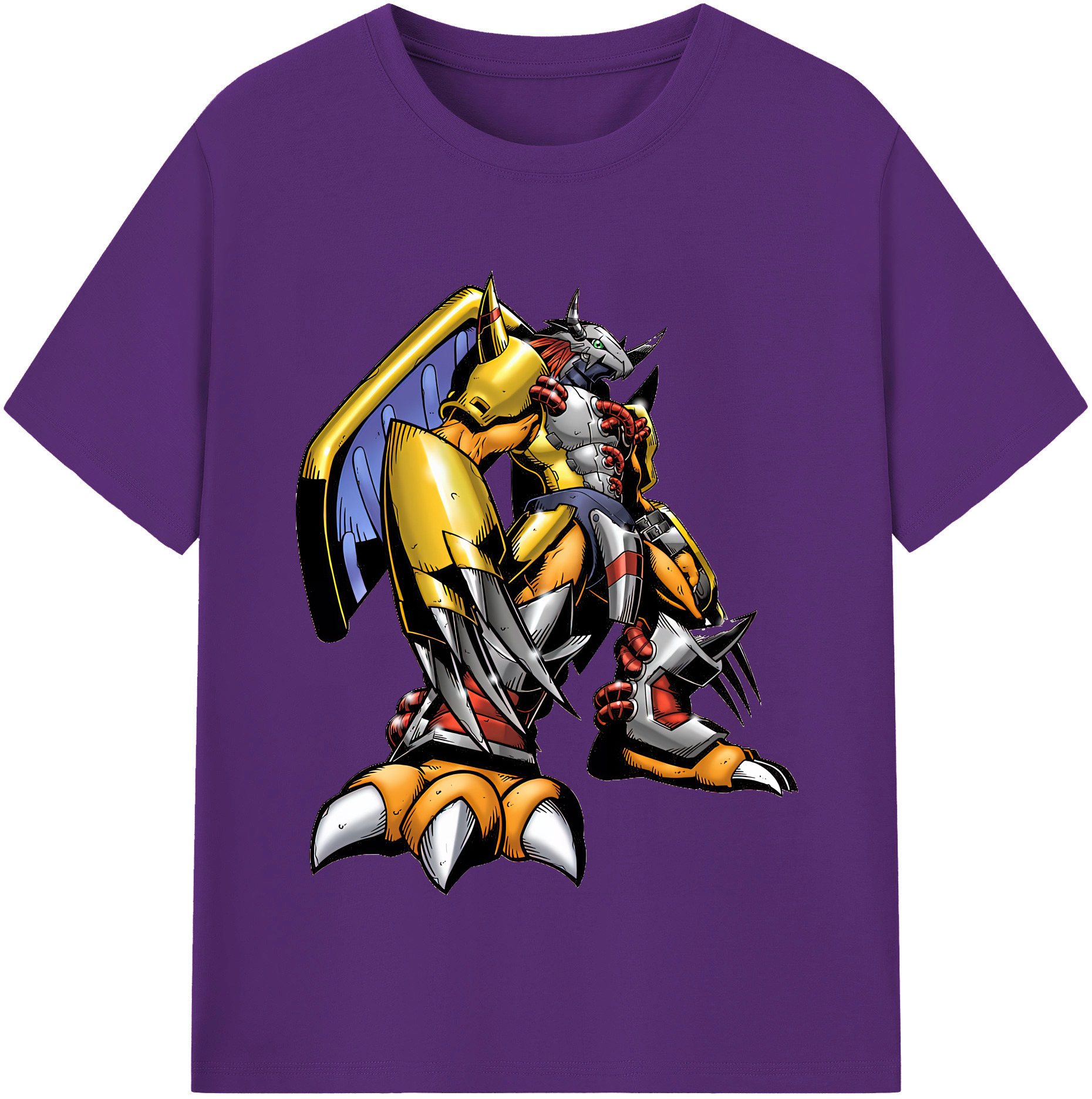 （画像用） Digimon デジタルモンスター/デジモン 綿100％半袖Tシャツ（フロントプリント）
