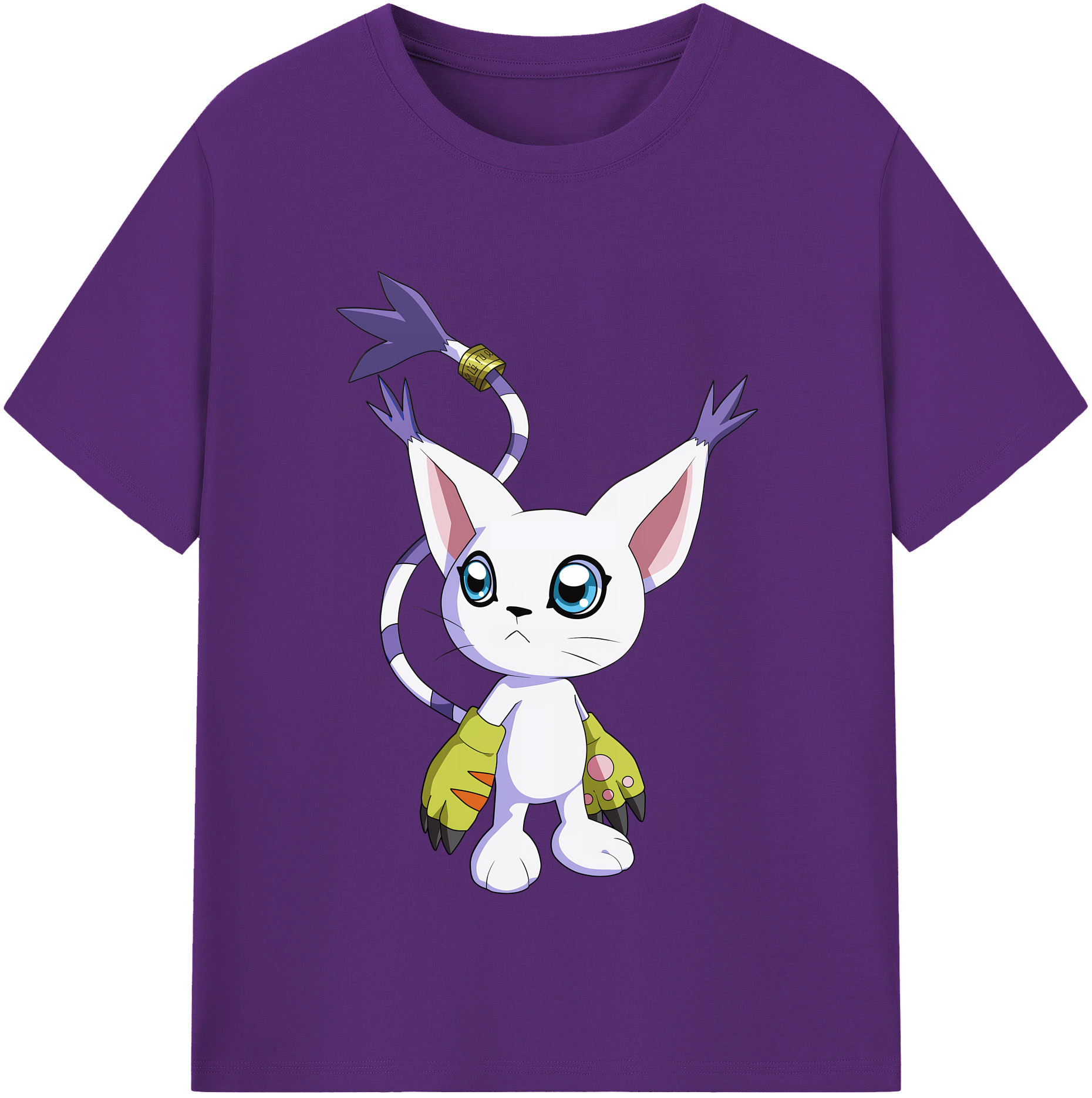 （画像用） Digimon デジタルモンスター/デジモン 綿100％半袖Tシャツ（フロントプリント）
