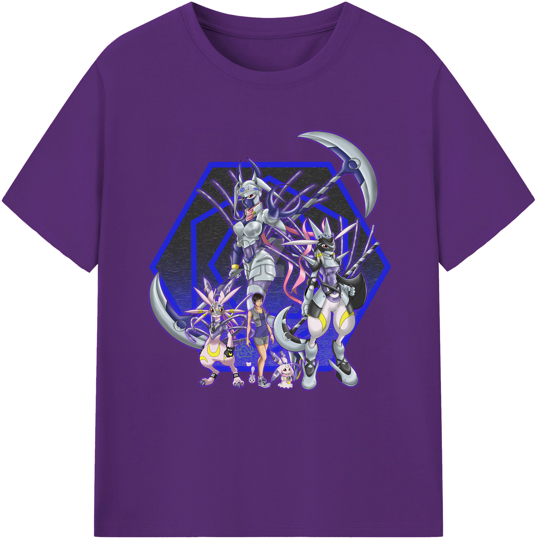 （画像用） Digimon デジタルモンスター/デジモン 綿100％半袖Tシャツ（フロントプリント）
