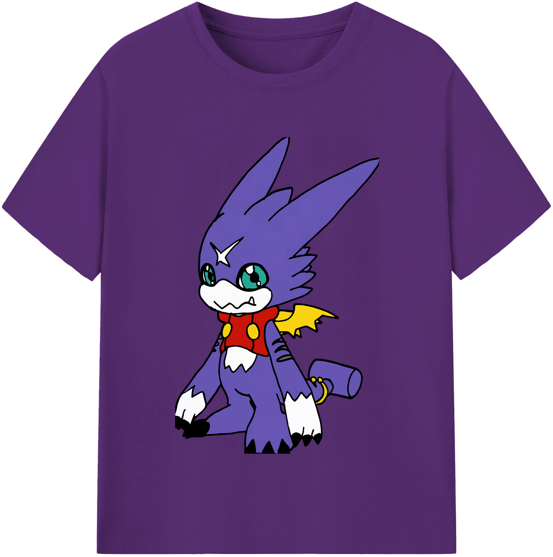 （画像用） Digimon デジタルモンスター/デジモン 綿100％半袖Tシャツ（フロントプリント）