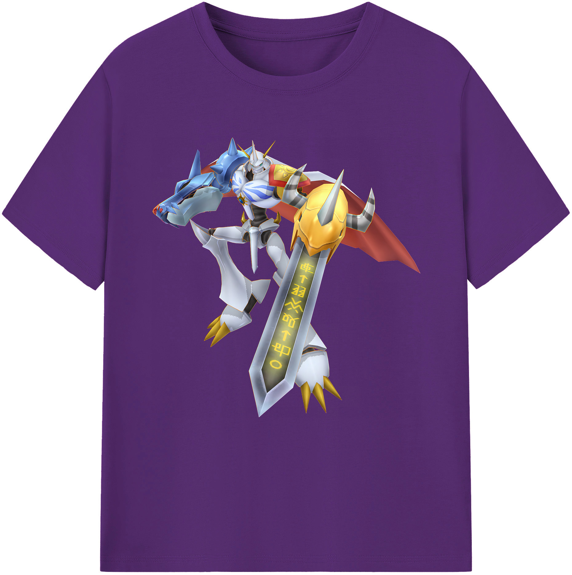 （画像用） Digimon デジタルモンスター/デジモン 綿100％半袖Tシャツ（フロントプリント）