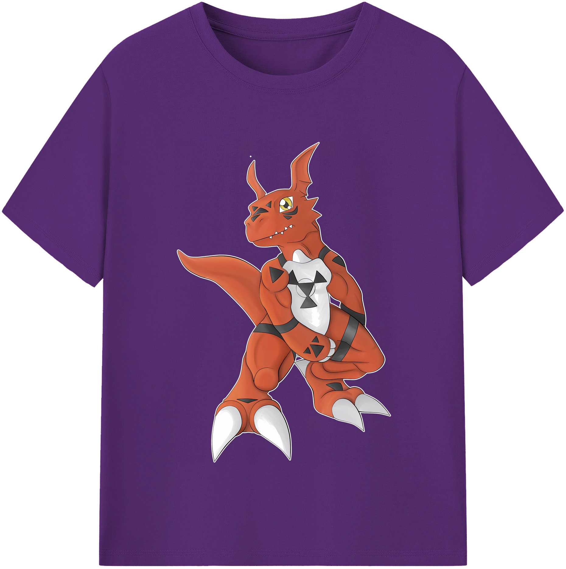 （画像用） Digimon デジタルモンスター/デジモン 綿100％半袖Tシャツ（フロントプリント）