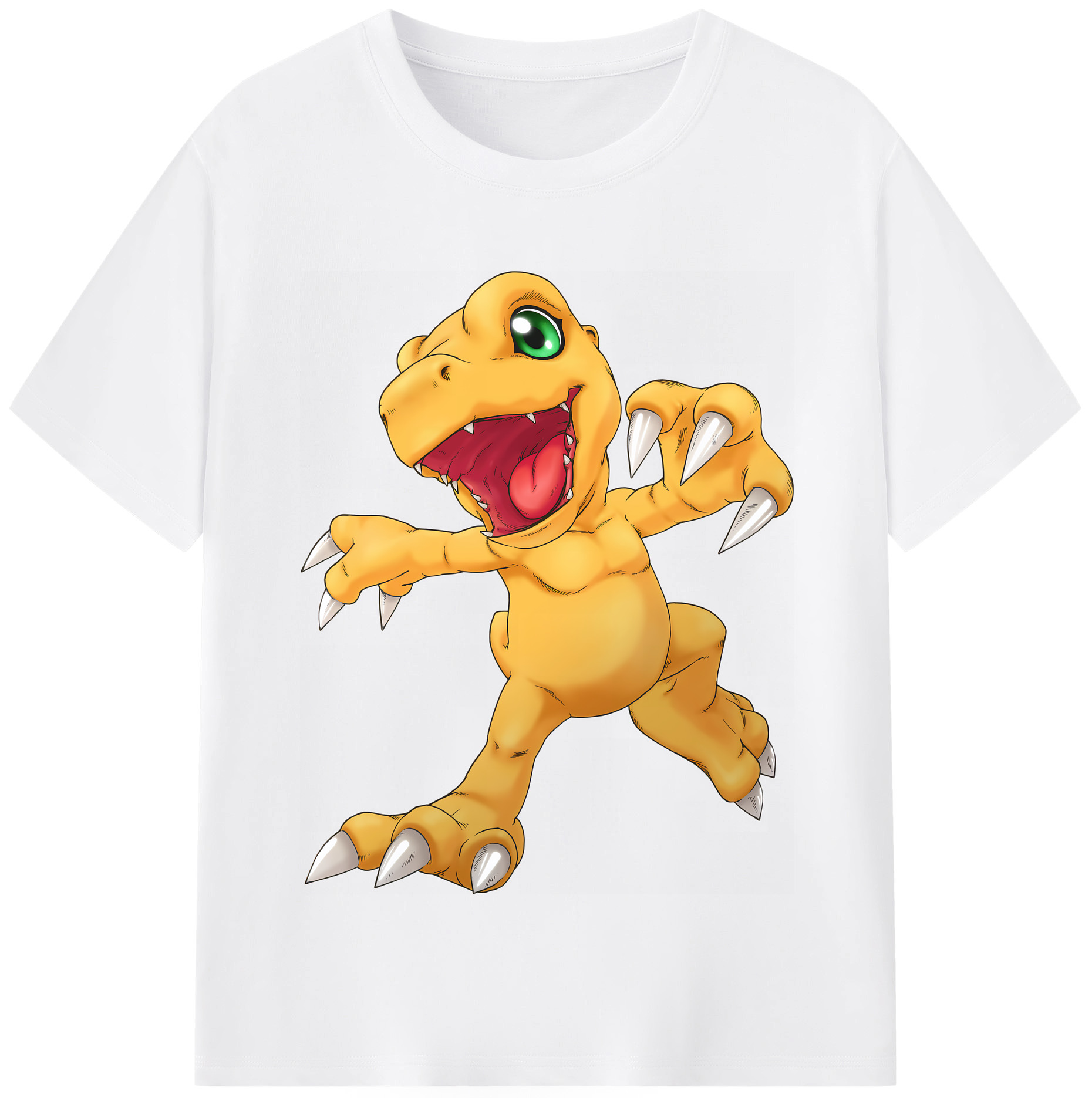（画像用） Digimon デジタルモンスター/デジモン 綿100％半袖Tシャツ（フロントプリント）