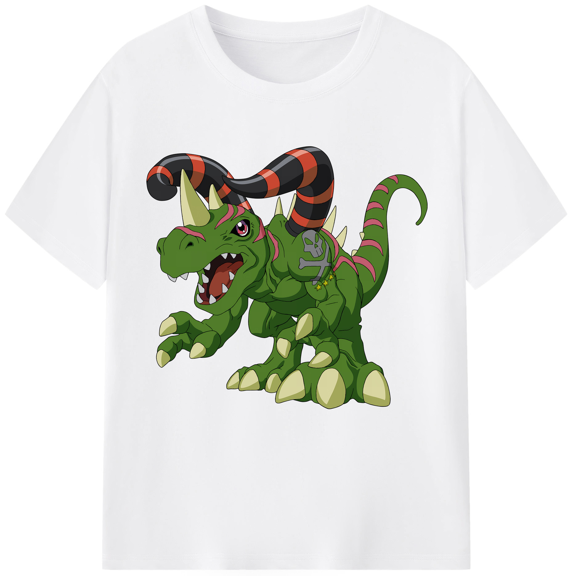 （画像用） Digimon デジタルモンスター/デジモン 綿100％半袖Tシャツ（フロントプリント）
