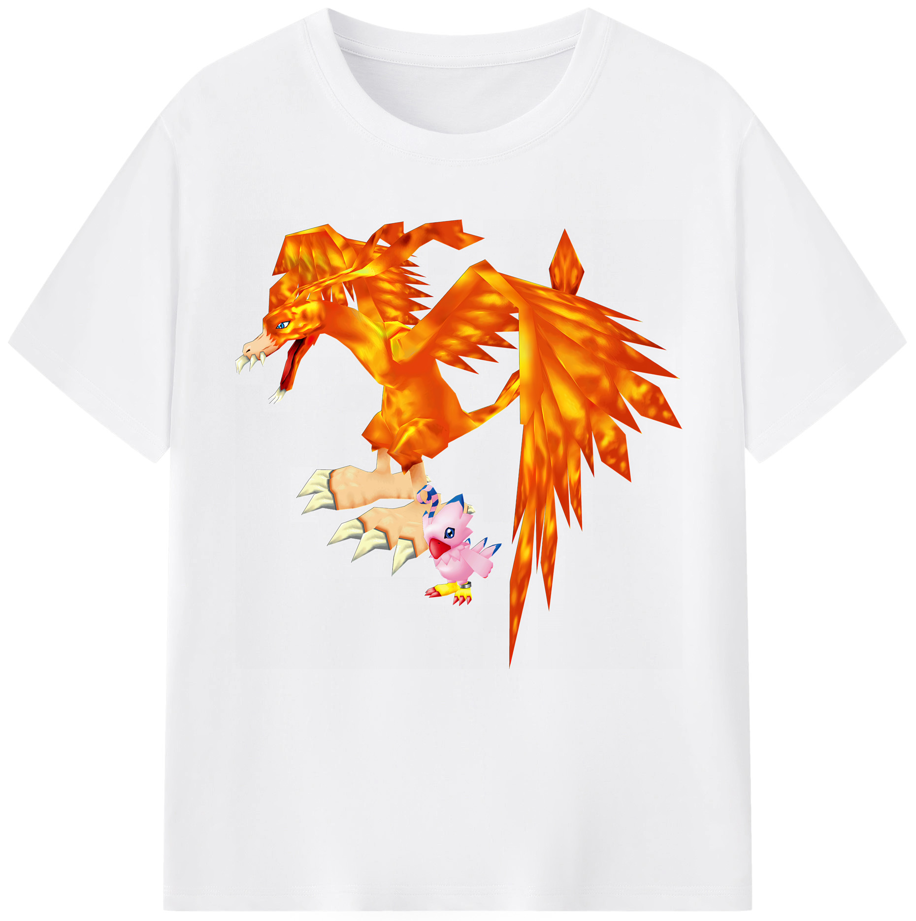 （画像用） Digimon デジタルモンスター/デジモン 綿100％半袖Tシャツ（フロントプリント）