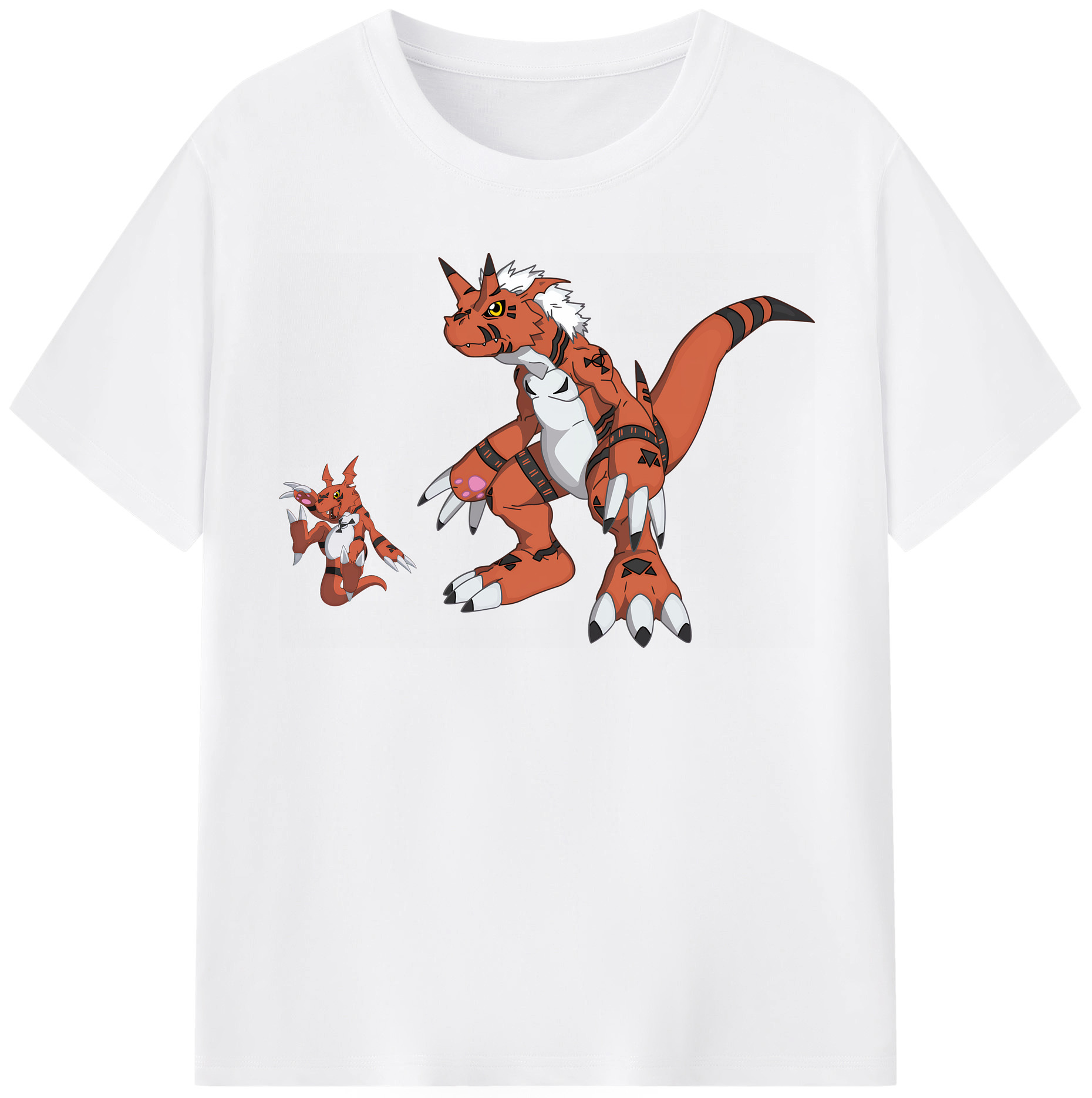 （画像用） Digimon デジタルモンスター/デジモン 綿100％半袖Tシャツ（フロントプリント）