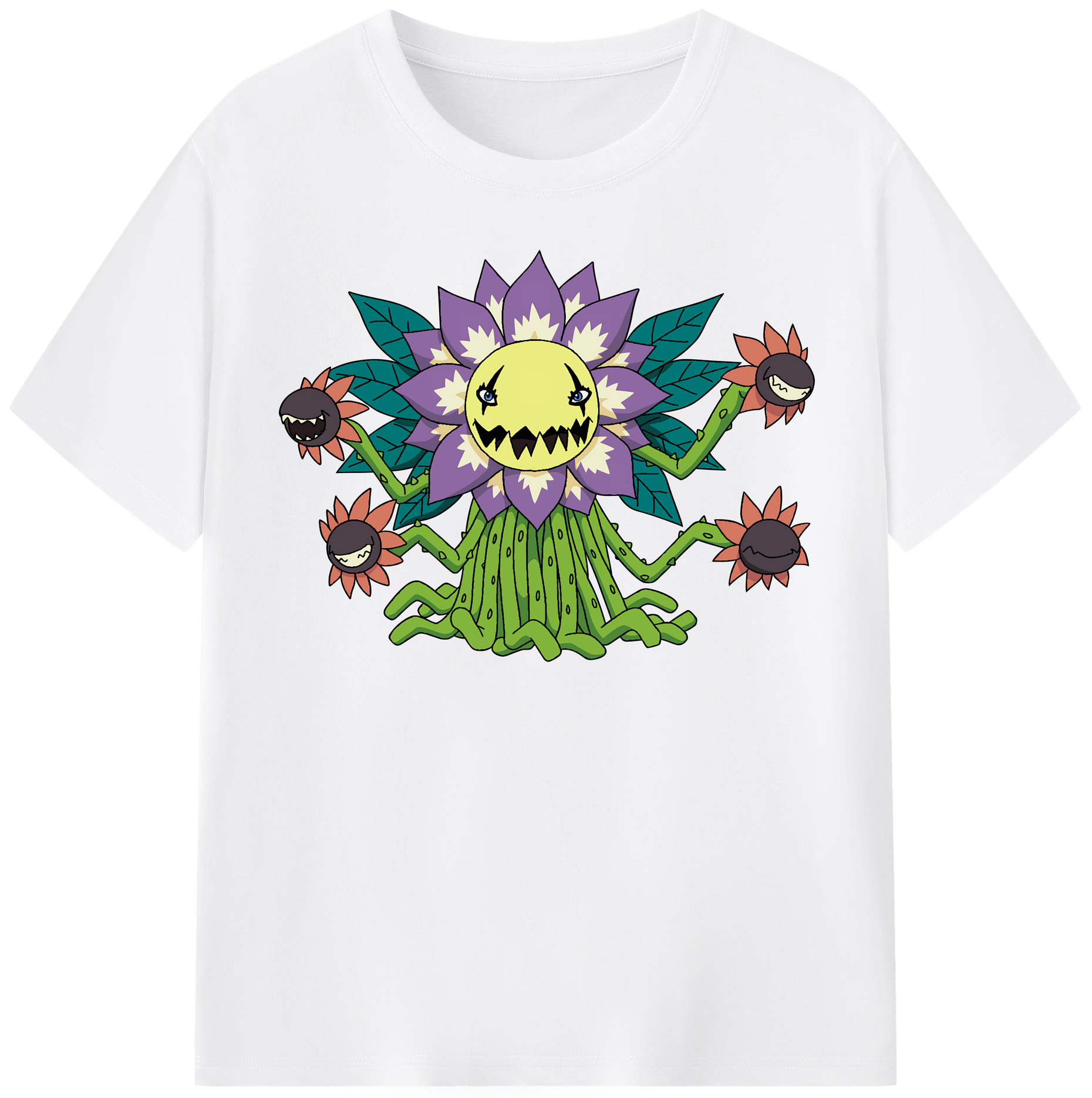 （画像用） Digimon デジタルモンスター/デジモン 綿100％半袖Tシャツ（フロントプリント）