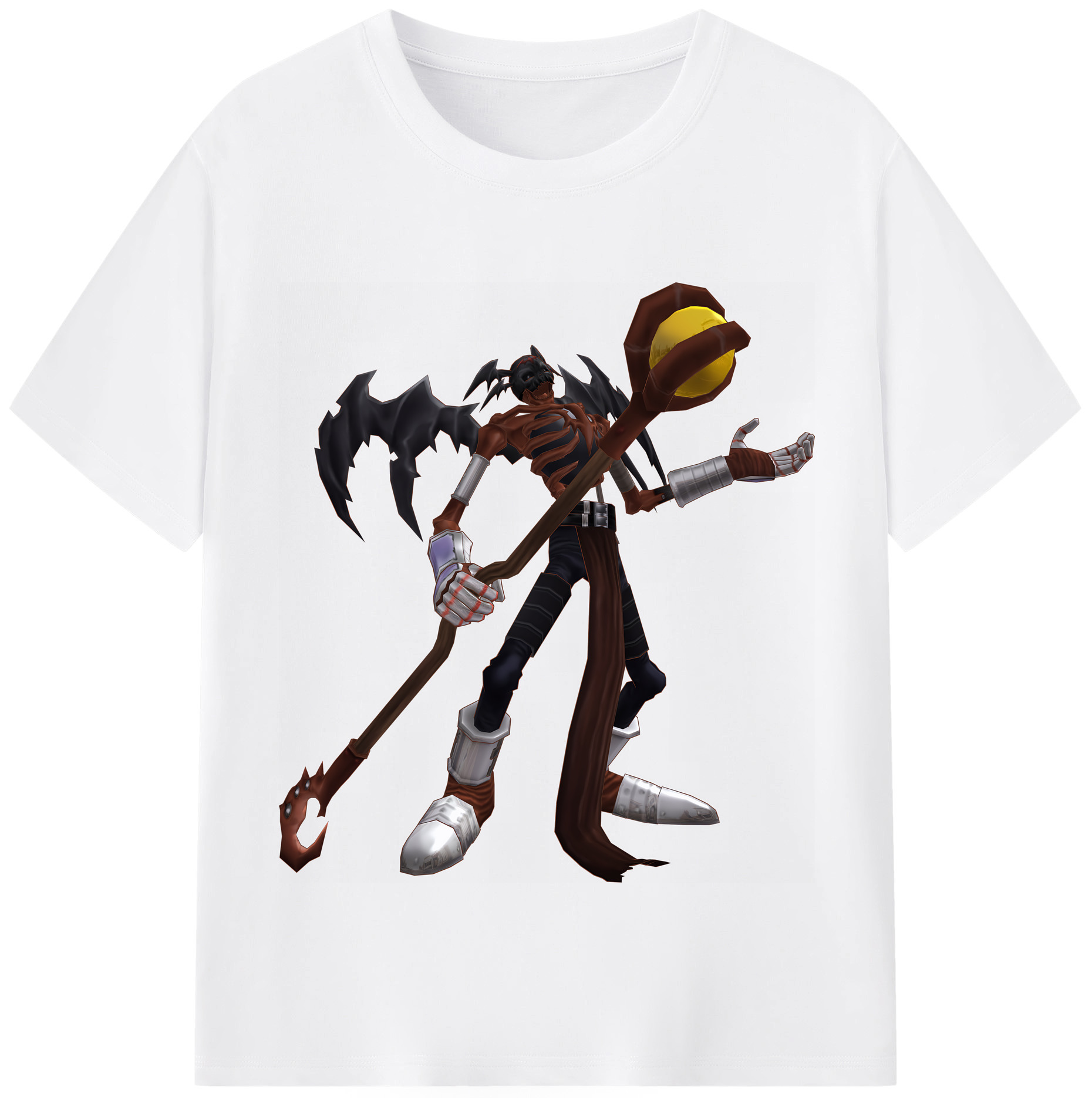 （画像用） Digimon デジタルモンスター/デジモン 綿100％半袖Tシャツ（フロントプリント）