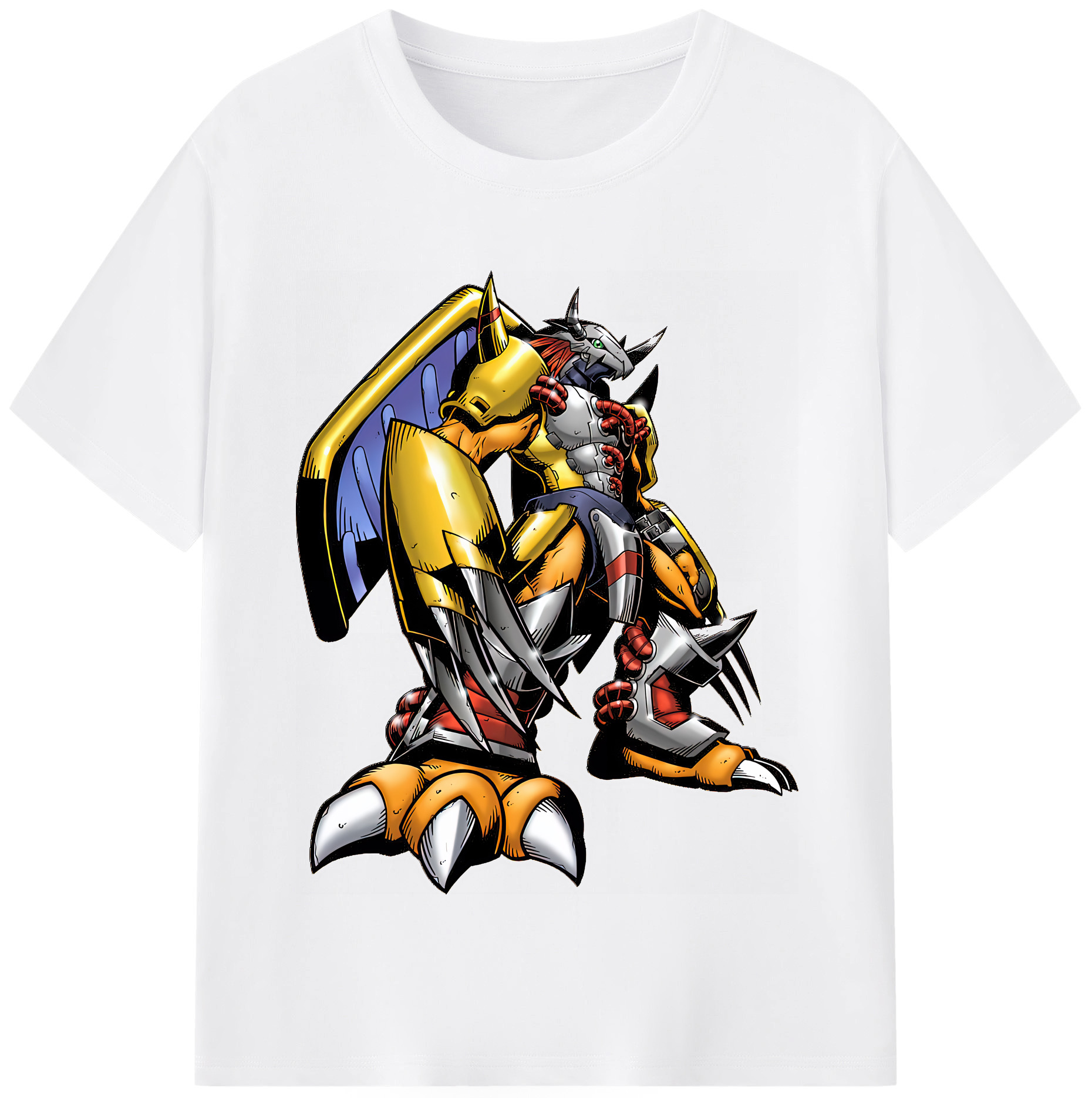 （画像用） Digimon デジタルモンスター/デジモン 綿100％半袖Tシャツ（フロントプリント）