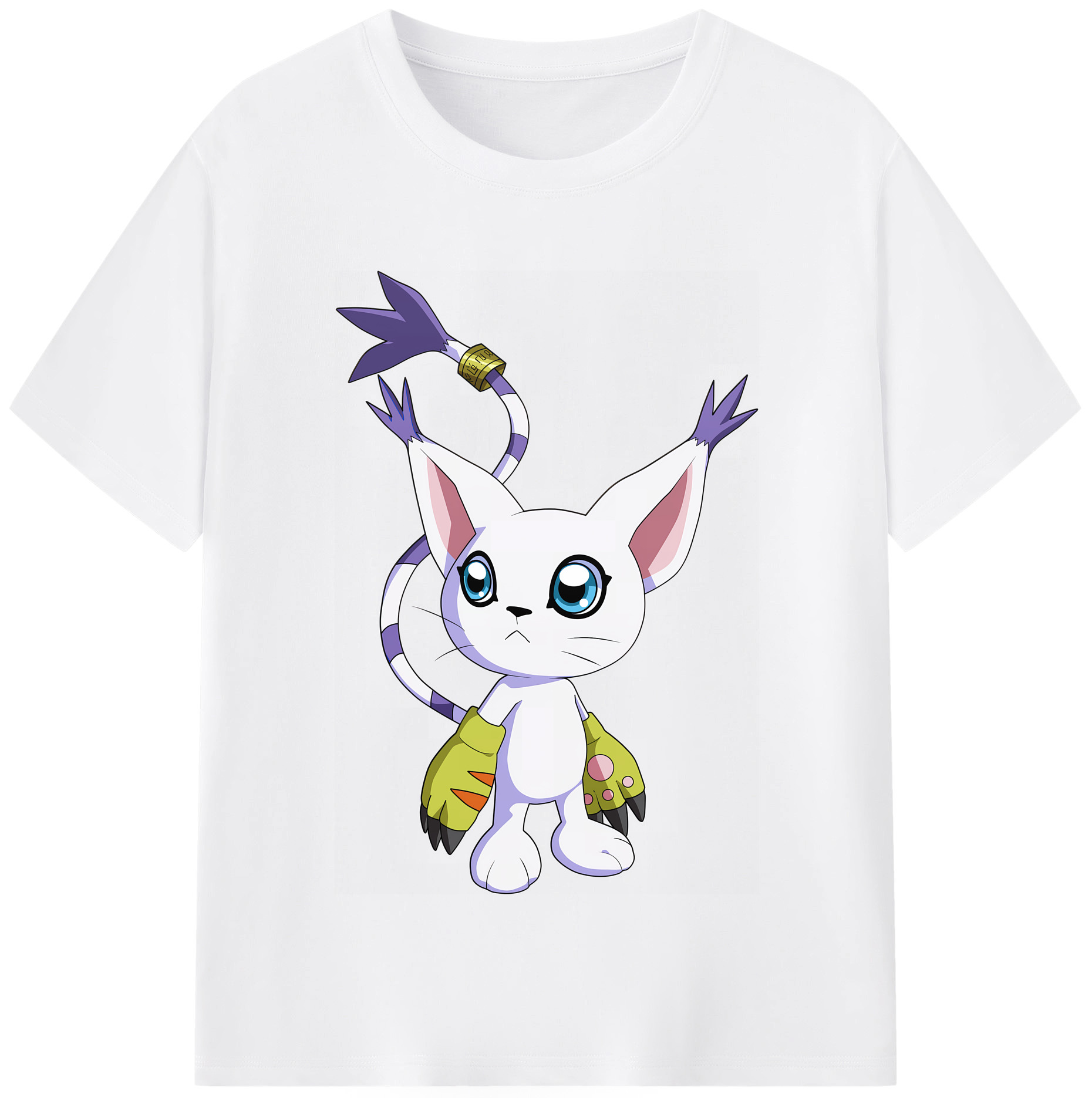（画像用） Digimon デジタルモンスター/デジモン 綿100％半袖Tシャツ（フロントプリント）