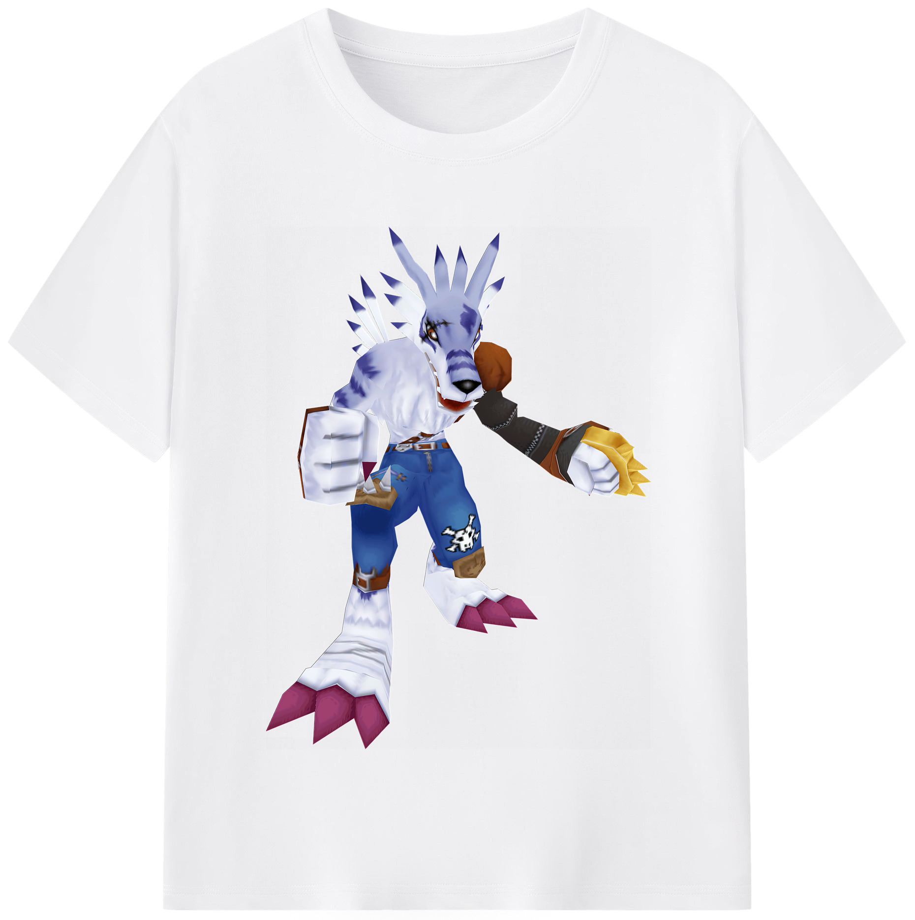 （画像用） Digimon デジタルモンスター/デジモン 綿100％半袖Tシャツ（フロントプリント）