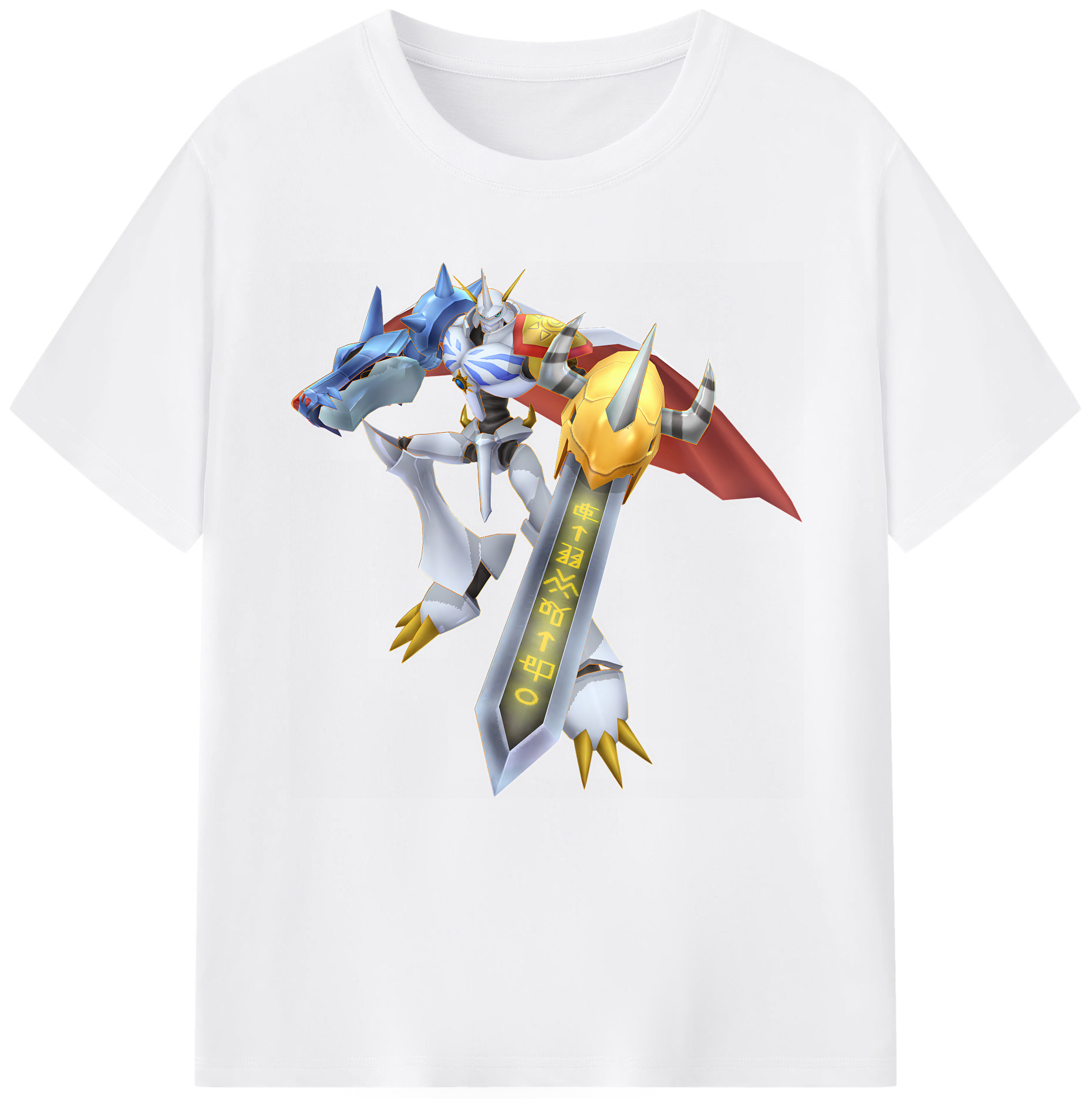 （画像用） Digimon デジタルモンスター/デジモン 綿100％半袖Tシャツ（フロントプリント）