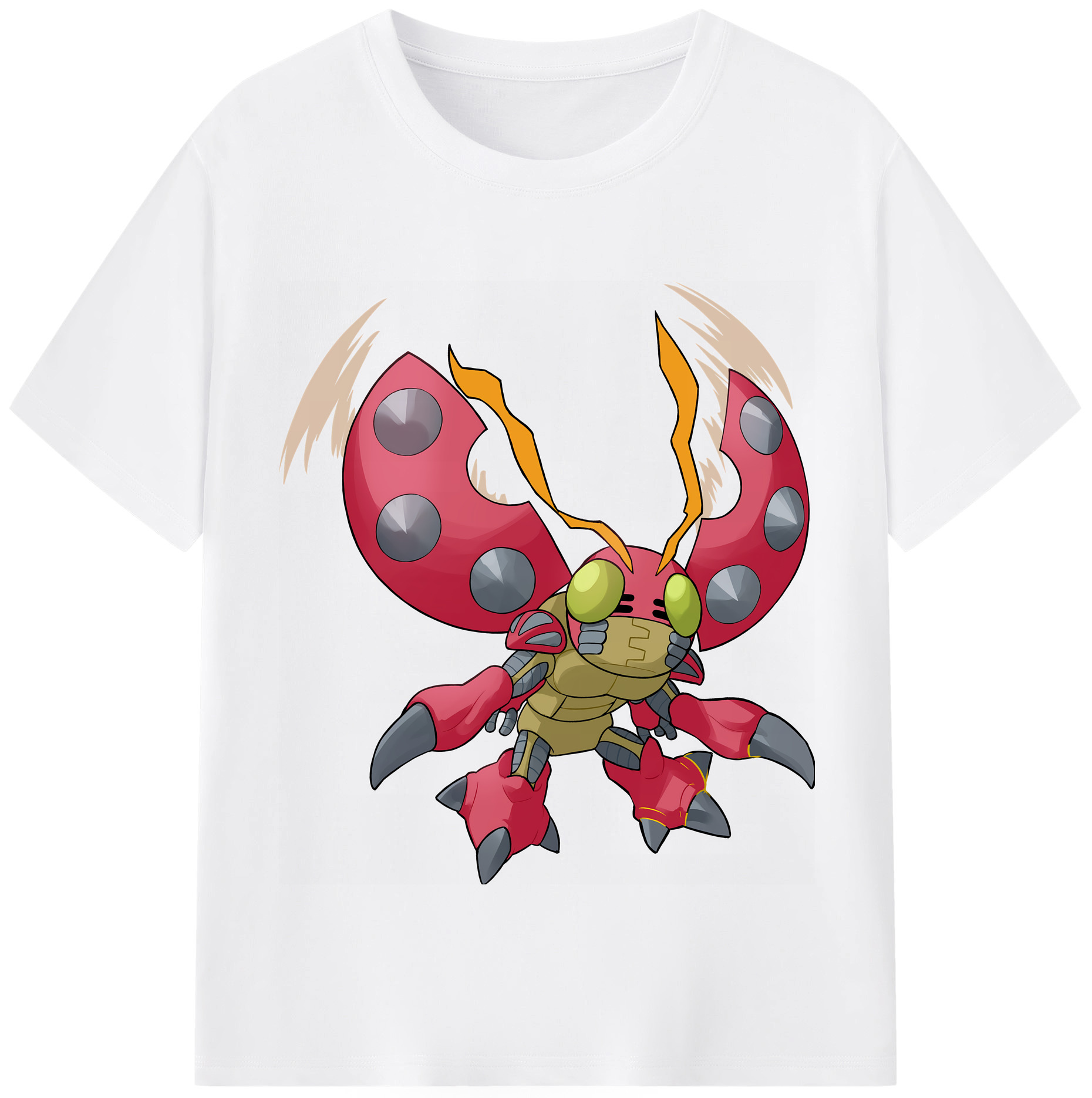 （画像用） Digimon デジタルモンスター/デジモン 綿100％半袖Tシャツ（フロントプリント）