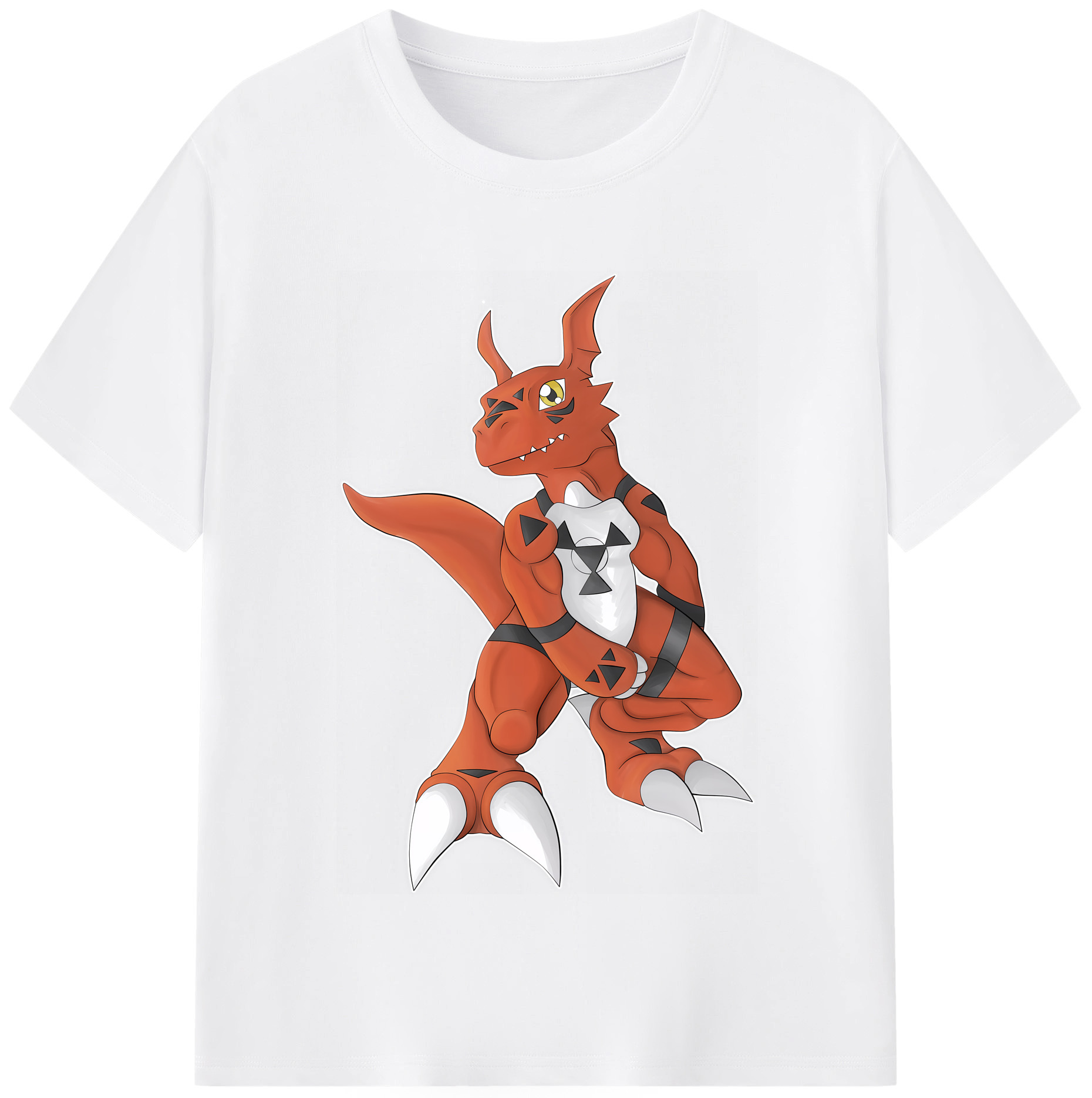 （画像用） Digimon デジタルモンスター/デジモン 綿100％半袖Tシャツ（フロントプリント）
