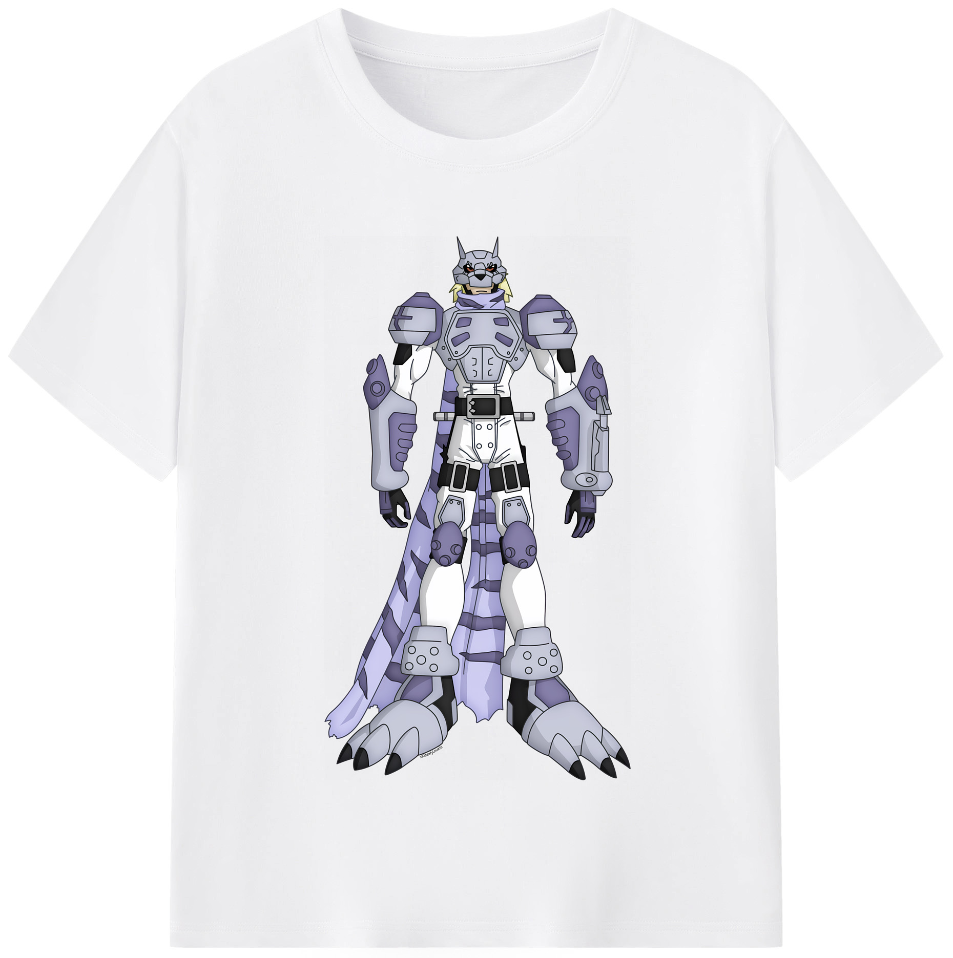 （画像用） Digimon デジタルモンスター/デジモン 綿100％半袖Tシャツ（フロントプリント）