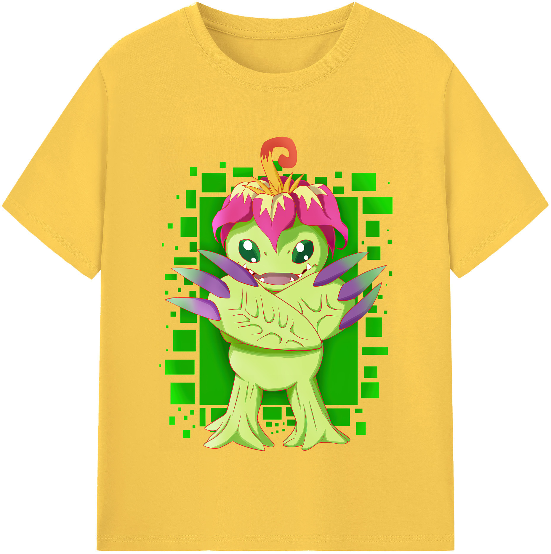 （画像用） Digimon デジタルモンスター/デジモン 綿100％半袖Tシャツ（フロントプリント）