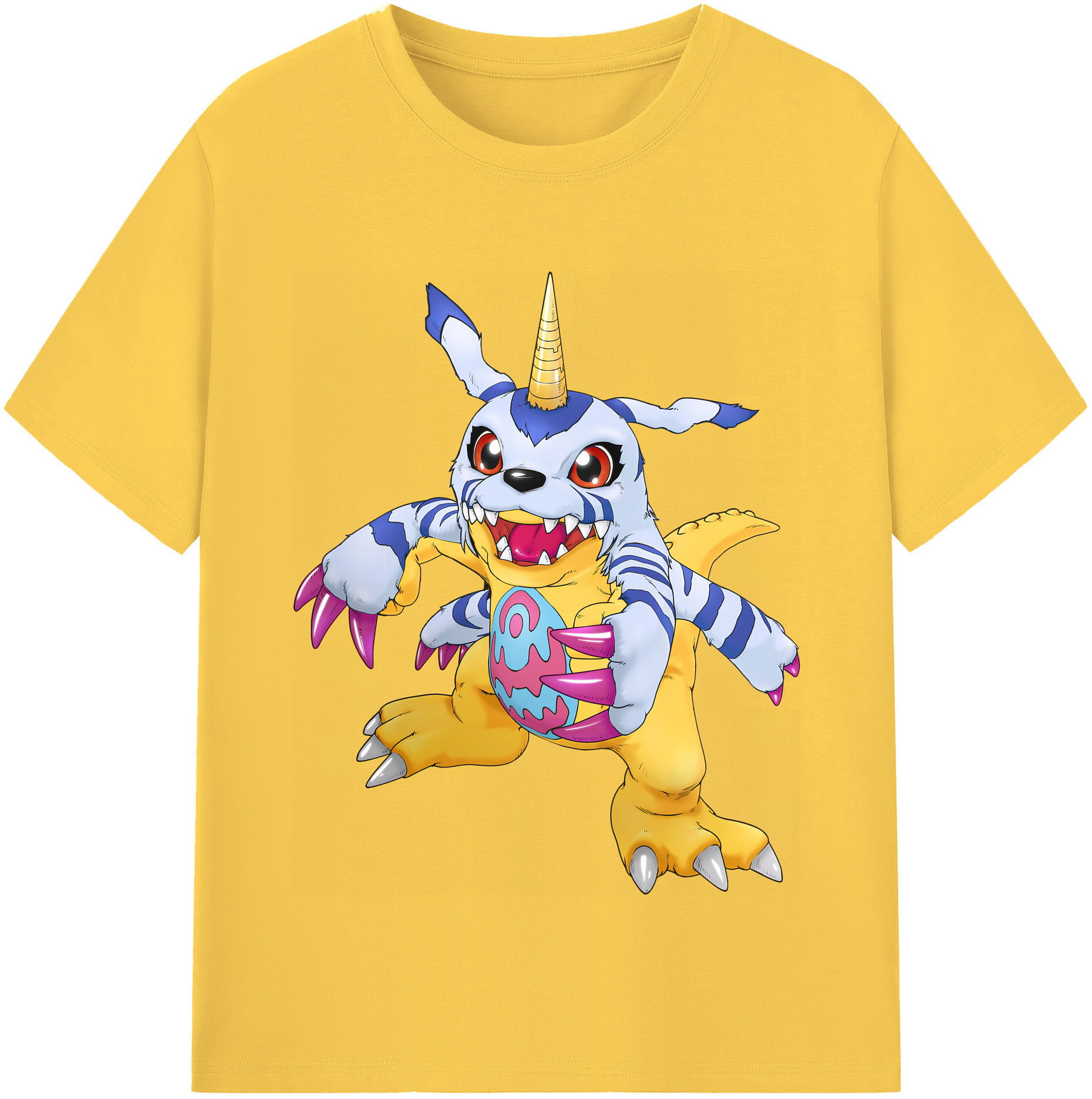 （画像用） Digimon デジタルモンスター/デジモン 綿100％半袖Tシャツ（フロントプリント）