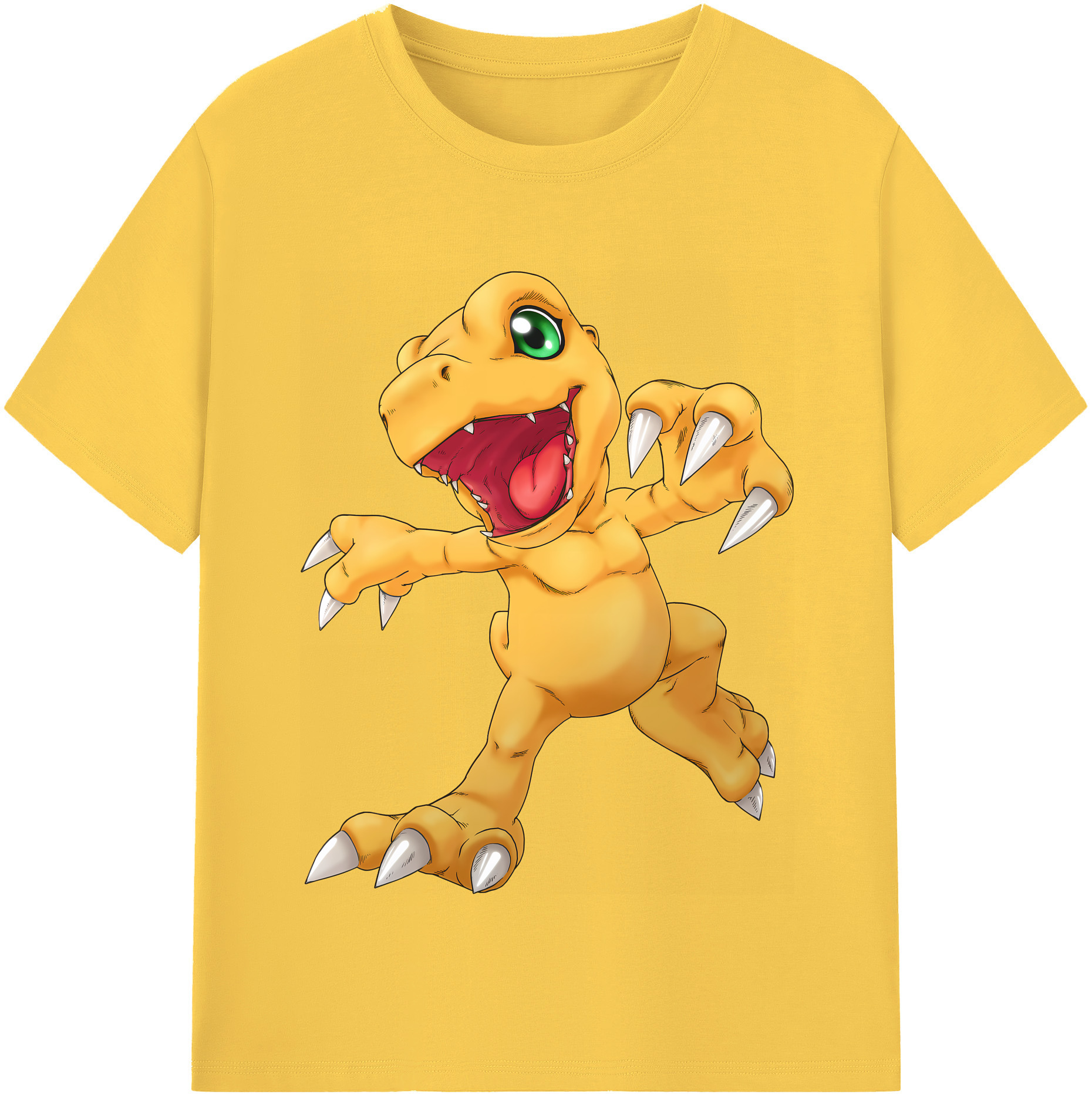 （画像用） Digimon デジタルモンスター/デジモン 綿100％半袖Tシャツ（フロントプリント）