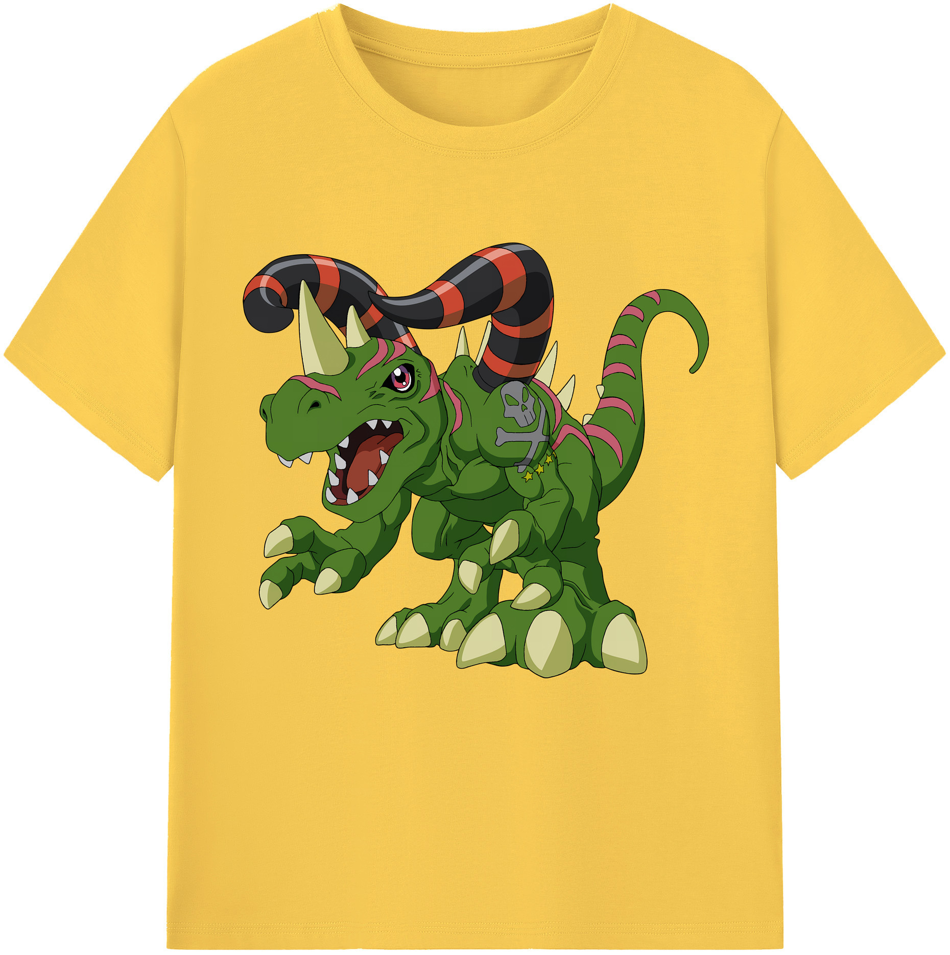 （画像用） Digimon デジタルモンスター/デジモン 綿100％半袖Tシャツ（フロントプリント）