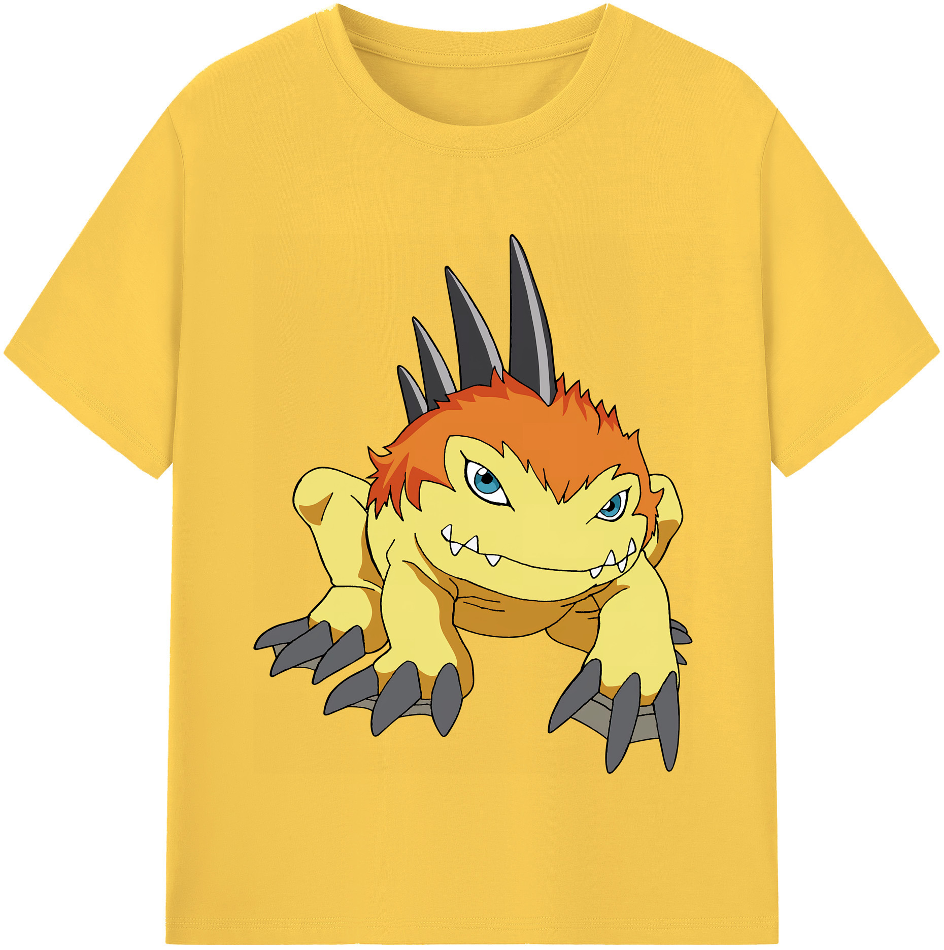 （画像用） Digimon デジタルモンスター/デジモン 綿100％半袖Tシャツ（フロントプリント）