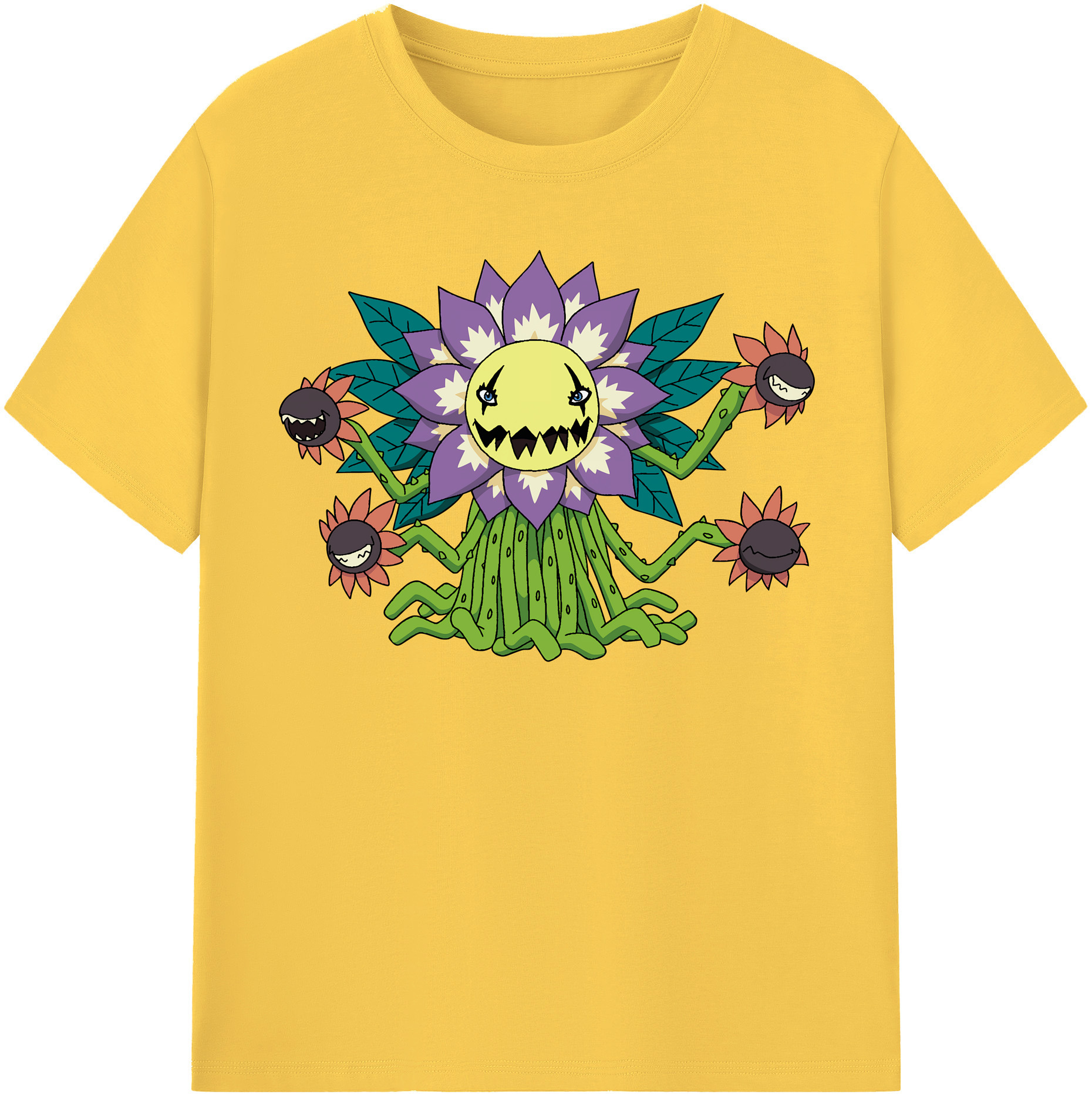 （画像用） Digimon デジタルモンスター/デジモン 綿100％半袖Tシャツ（フロントプリント）