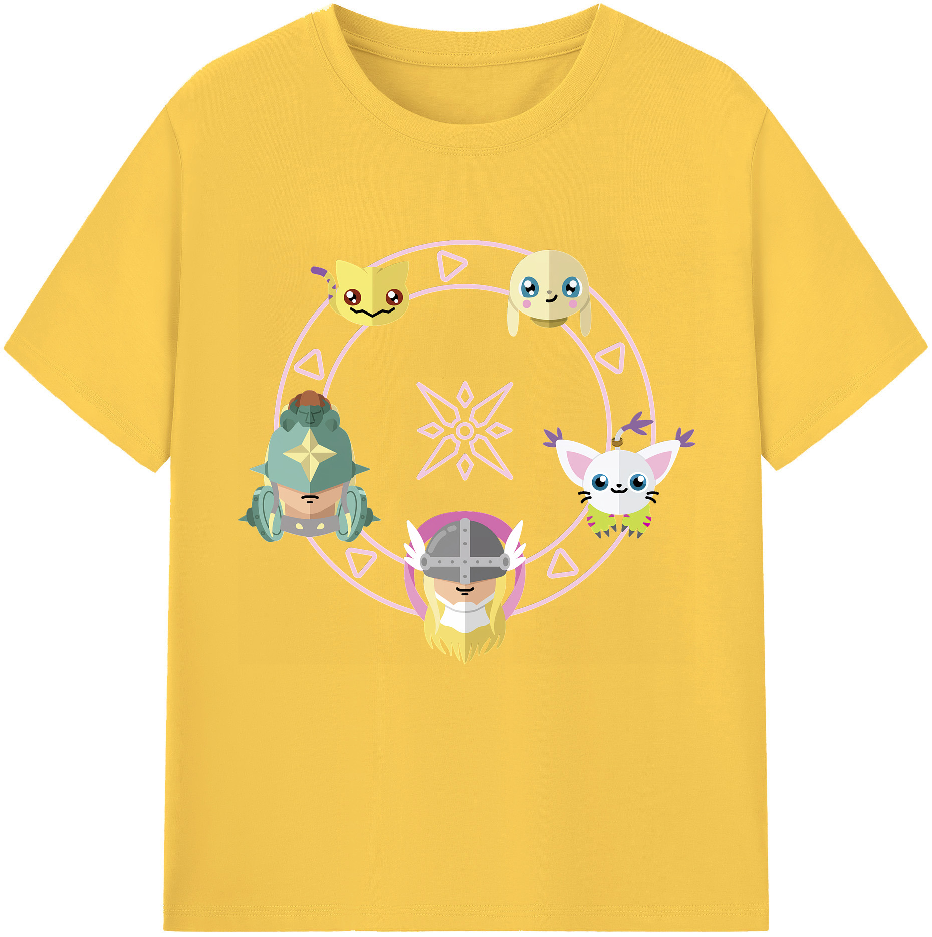 （画像用） Digimon デジタルモンスター/デジモン 綿100％半袖Tシャツ（フロントプリント）