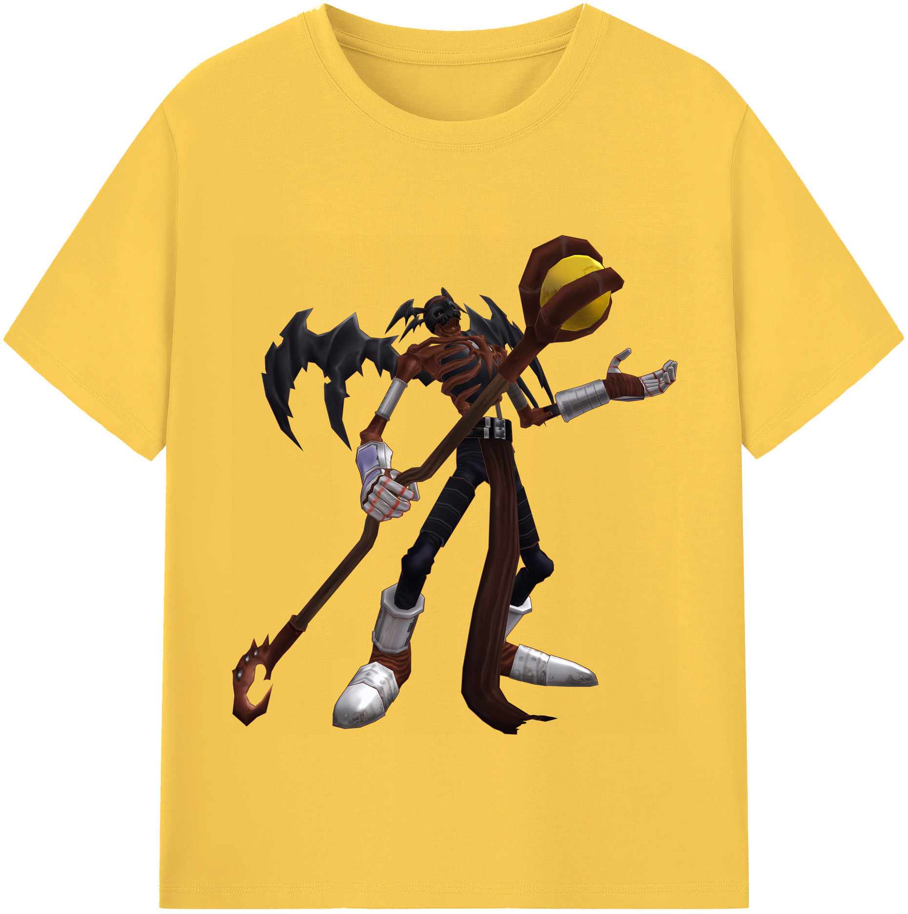 （画像用） Digimon デジタルモンスター/デジモン 綿100％半袖Tシャツ（フロントプリント）