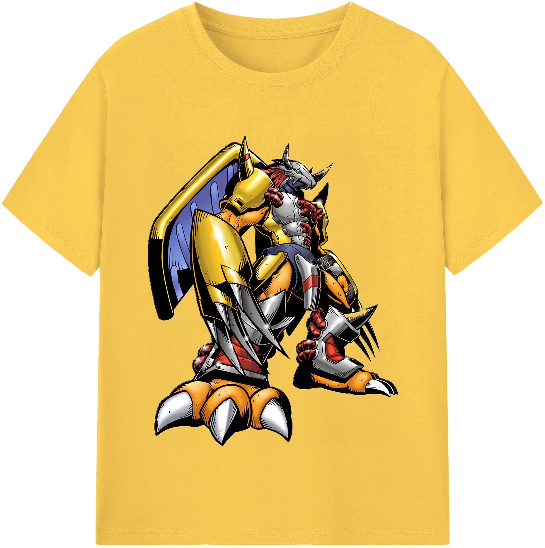（画像用） Digimon デジタルモンスター/デジモン 綿100％半袖Tシャツ（フロントプリント）