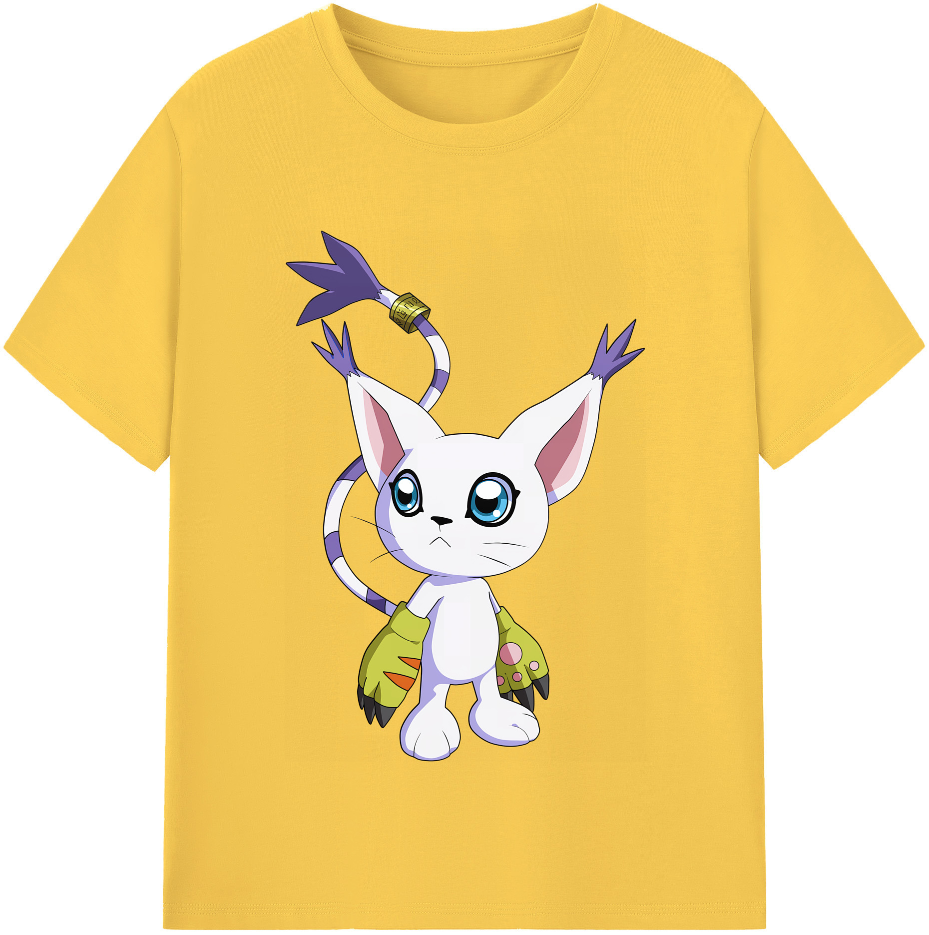 （画像用） Digimon デジタルモンスター/デジモン 綿100％半袖Tシャツ（フロントプリント）