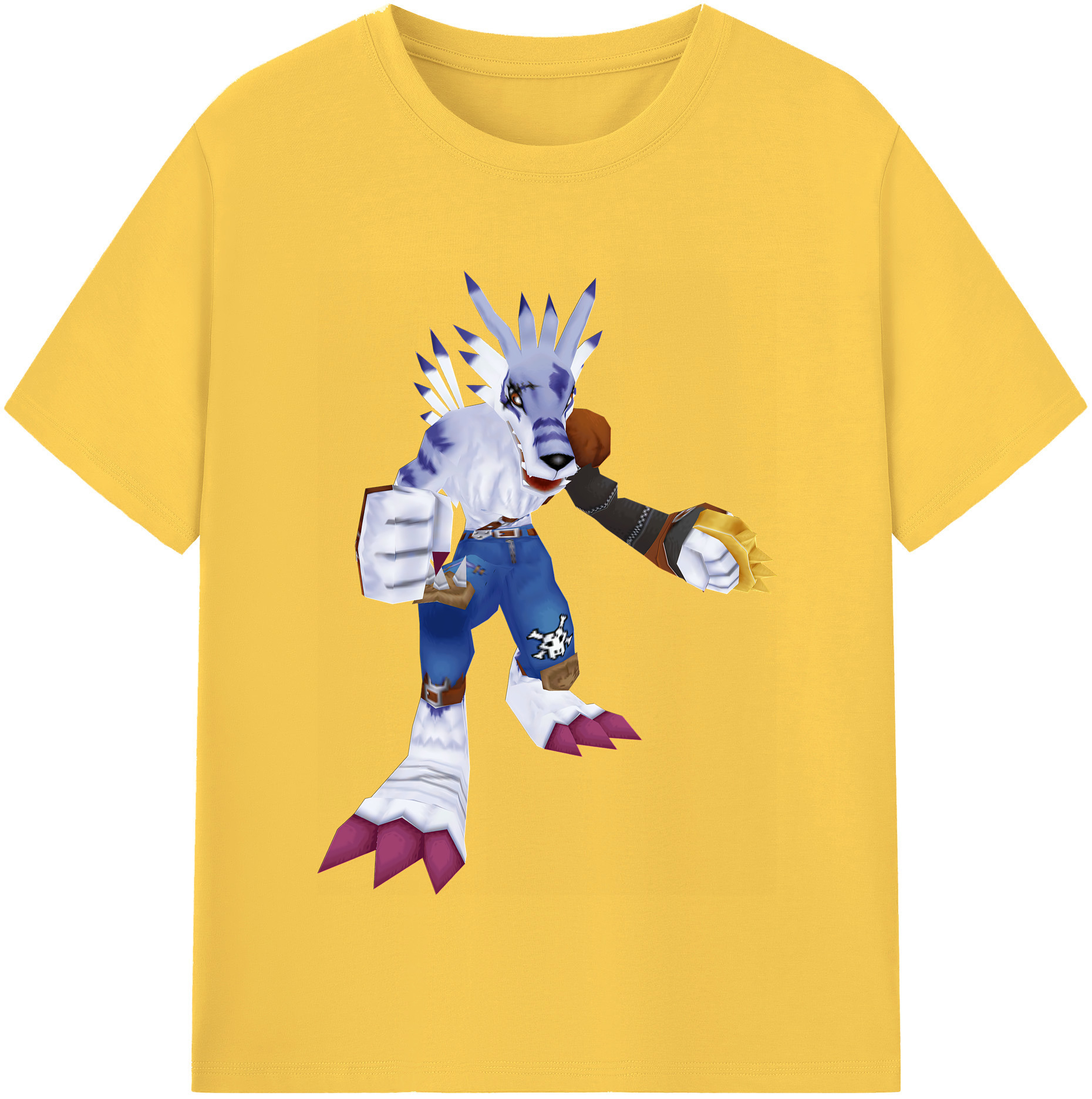 （画像用） Digimon デジタルモンスター/デジモン 綿100％半袖Tシャツ（フロントプリント）