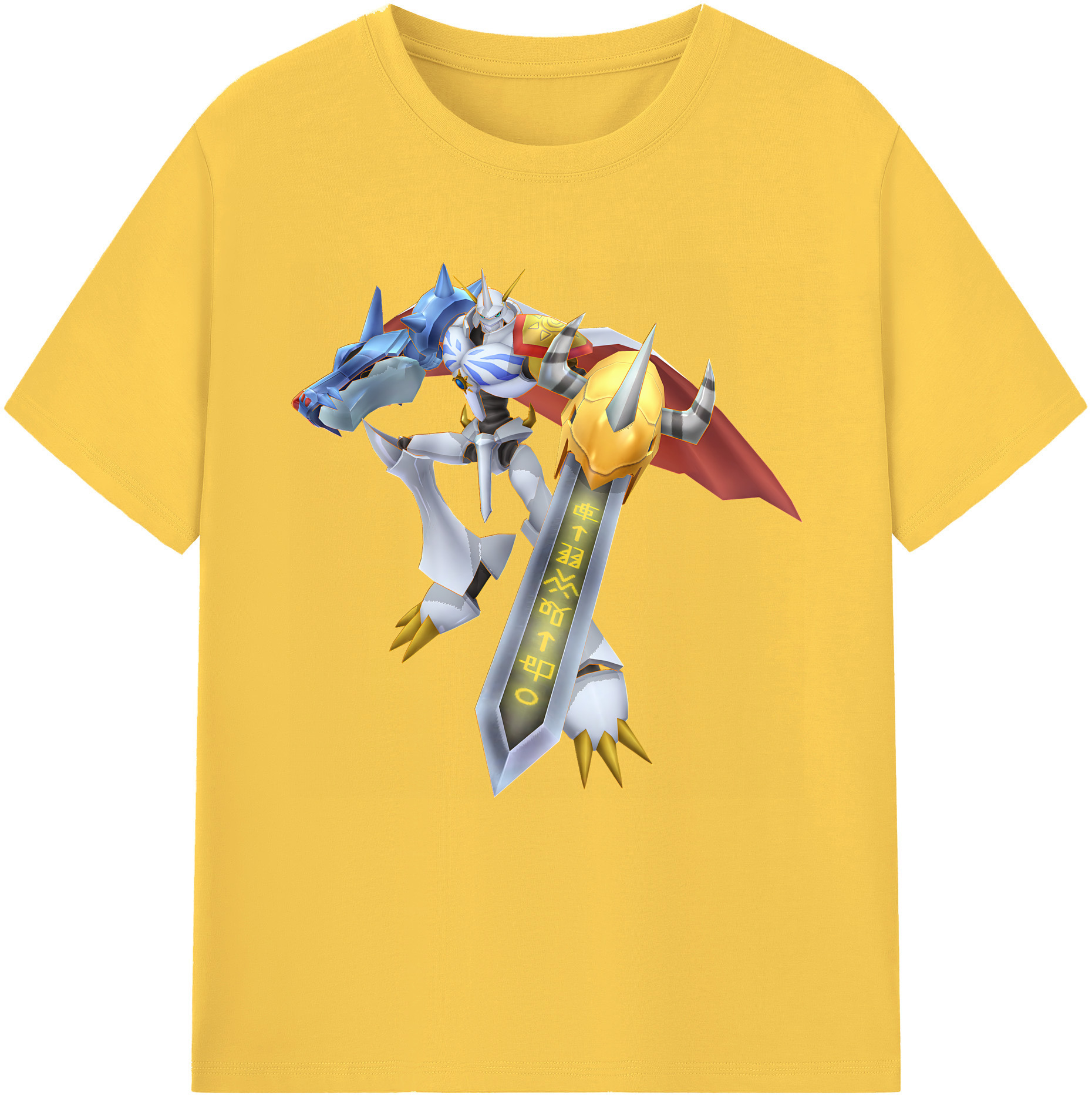（画像用） Digimon デジタルモンスター/デジモン 綿100％半袖Tシャツ（フロントプリント）