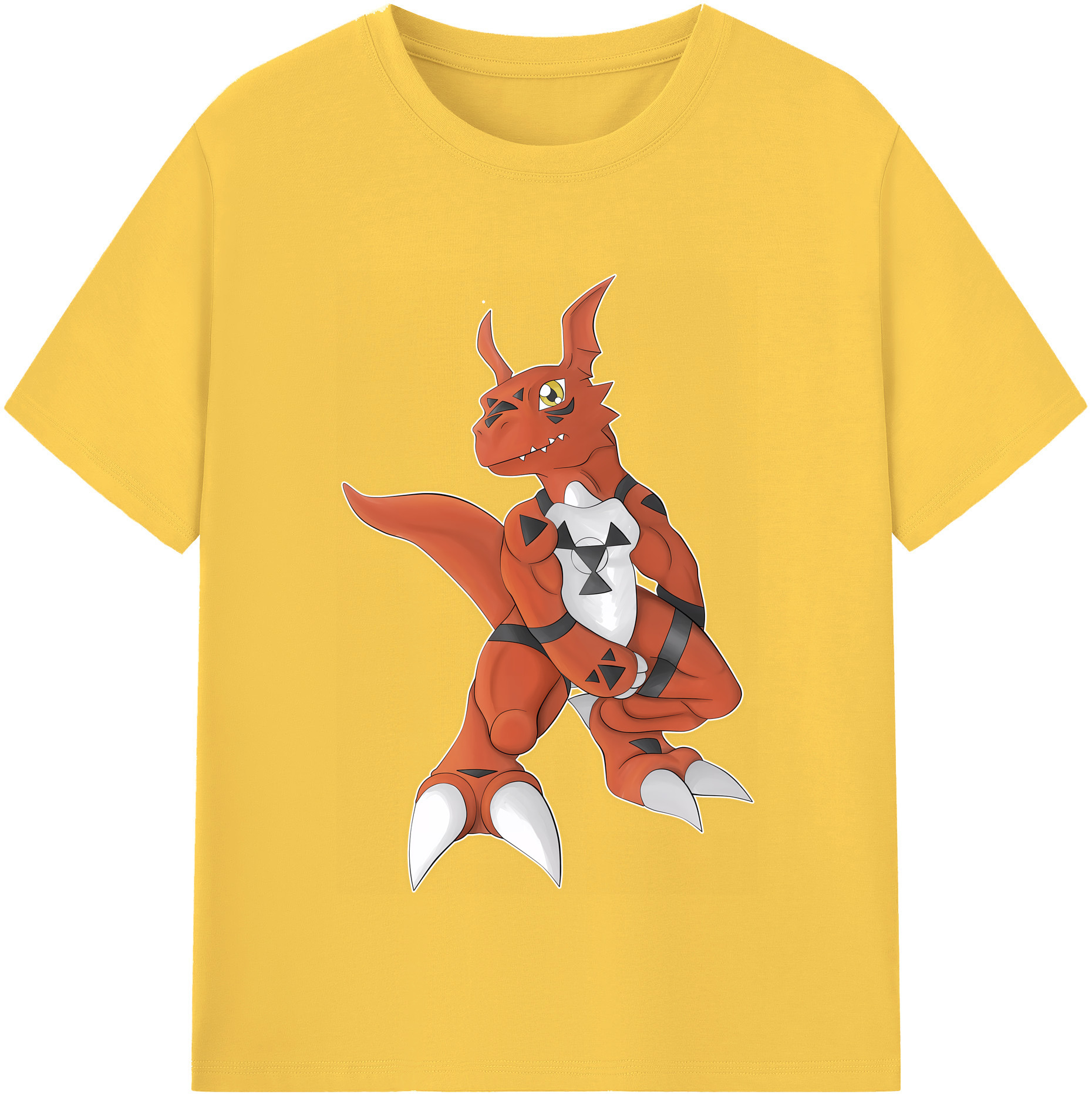 （画像用） Digimon デジタルモンスター/デジモン 綿100％半袖Tシャツ（フロントプリント）