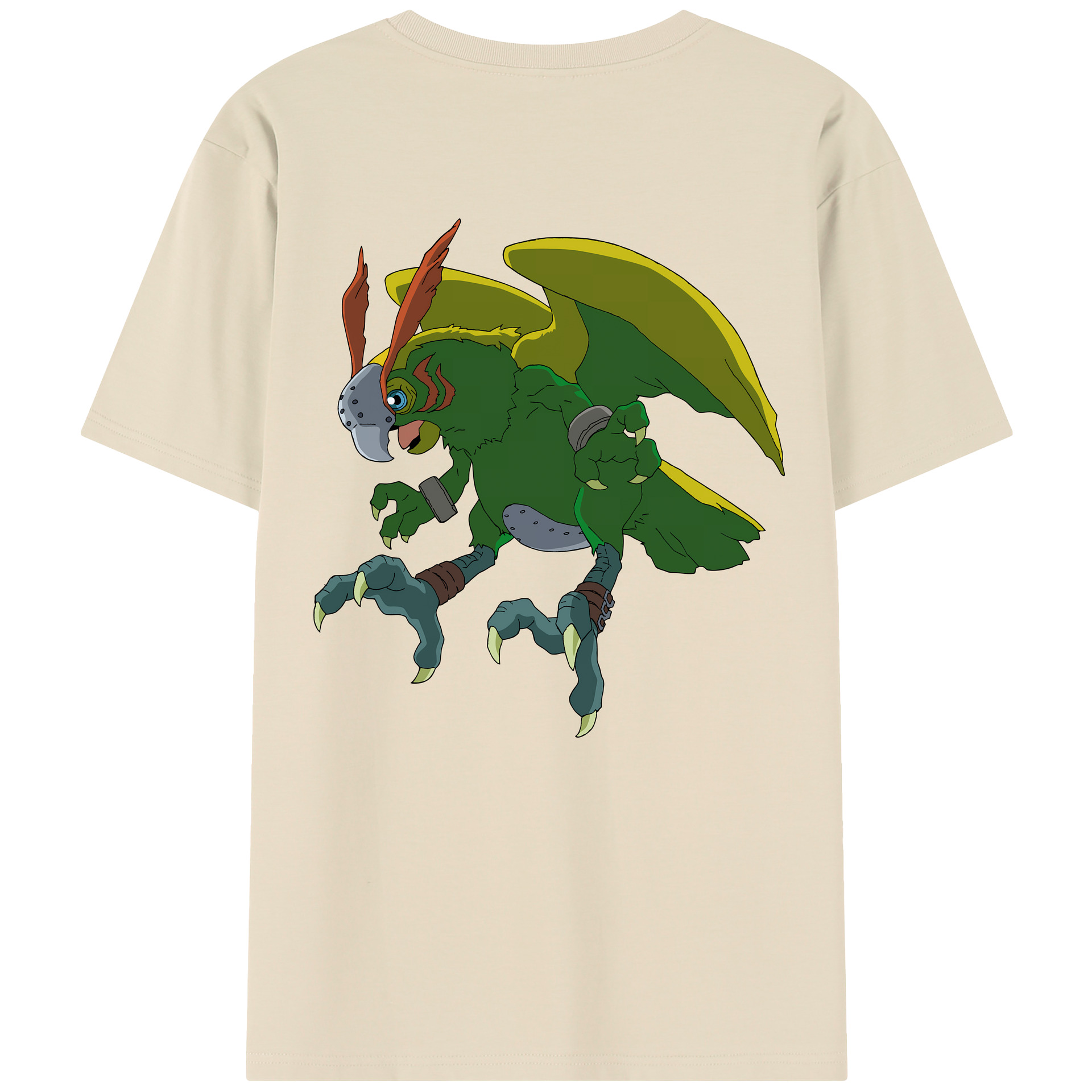（画像用） Digimon デジタルモンスター/デジモン 綿100％半袖Tシャツ（背面プリント）