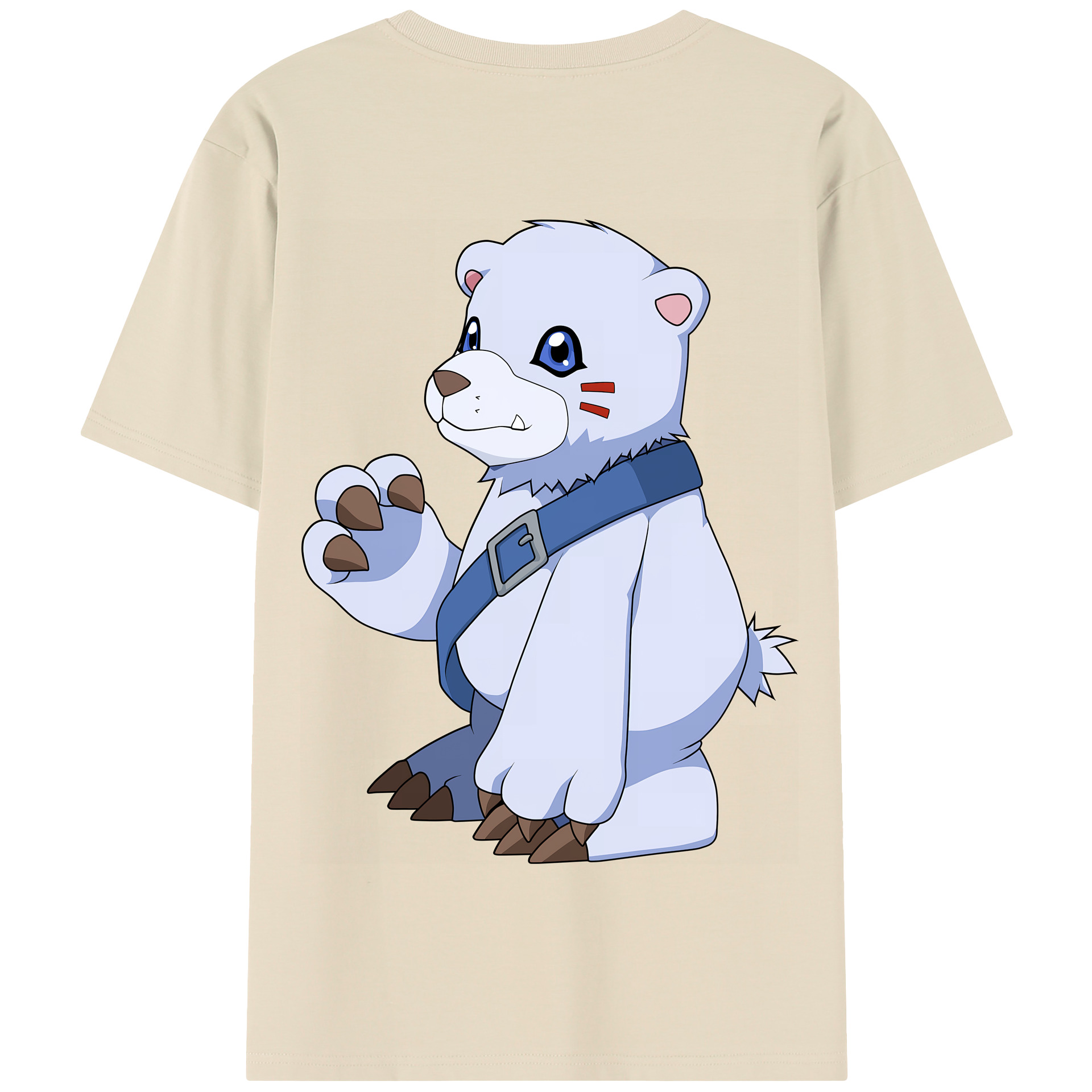 （画像用） Digimon デジタルモンスター/デジモン 綿100％半袖Tシャツ（背面プリント）
