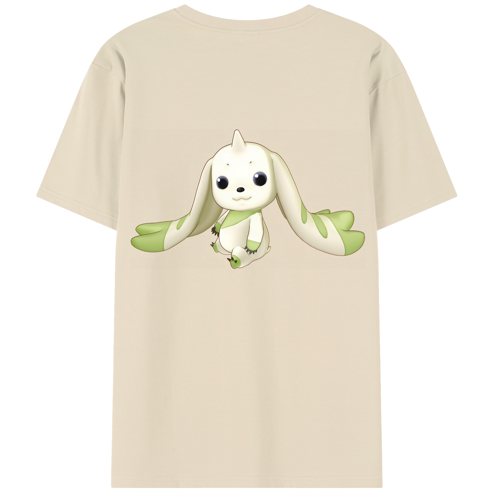 （画像用） Digimon デジタルモンスター/デジモン 綿100％半袖Tシャツ（背面プリント）