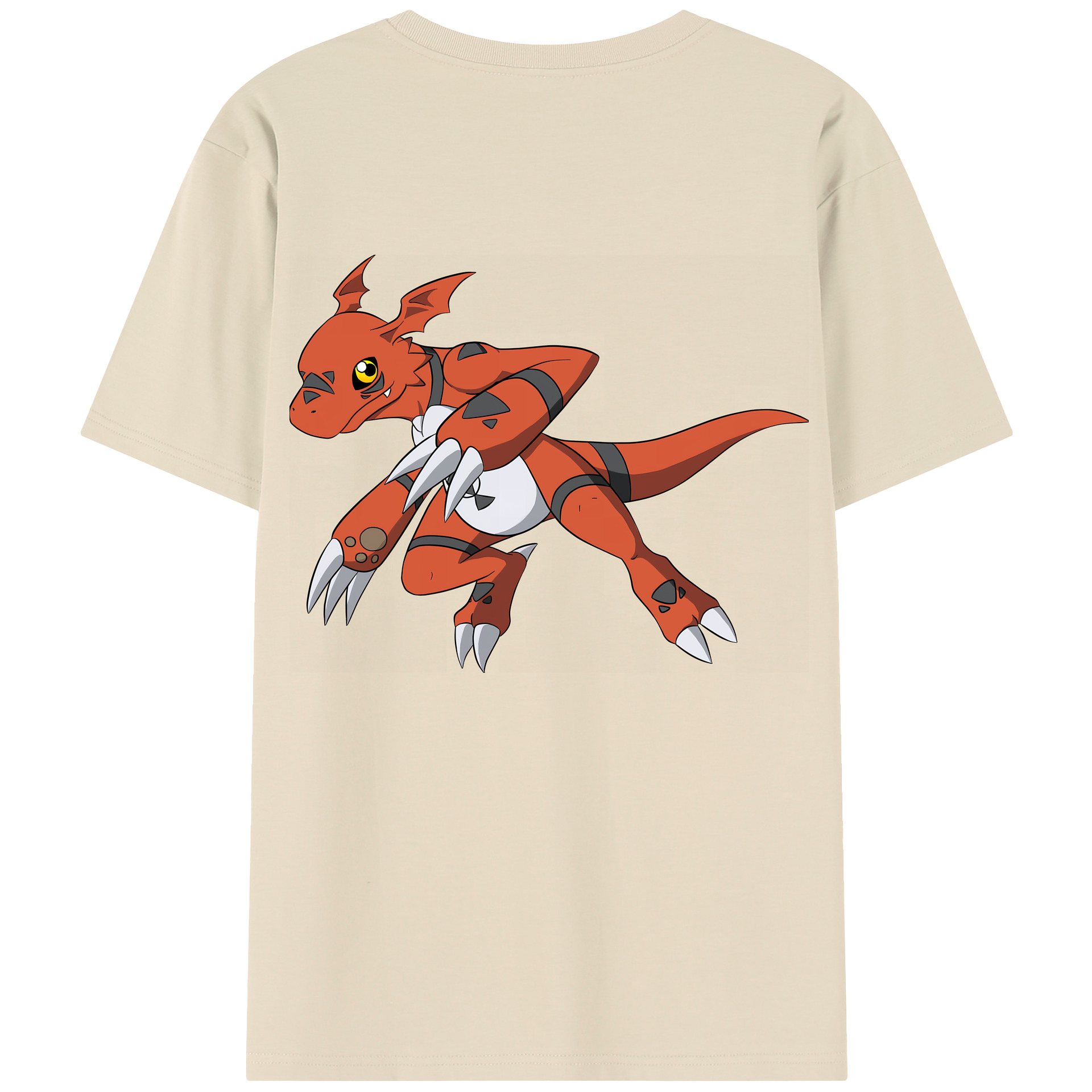 （画像用） Digimon デジタルモンスター/デジモン 綿100％半袖Tシャツ（背面プリント）