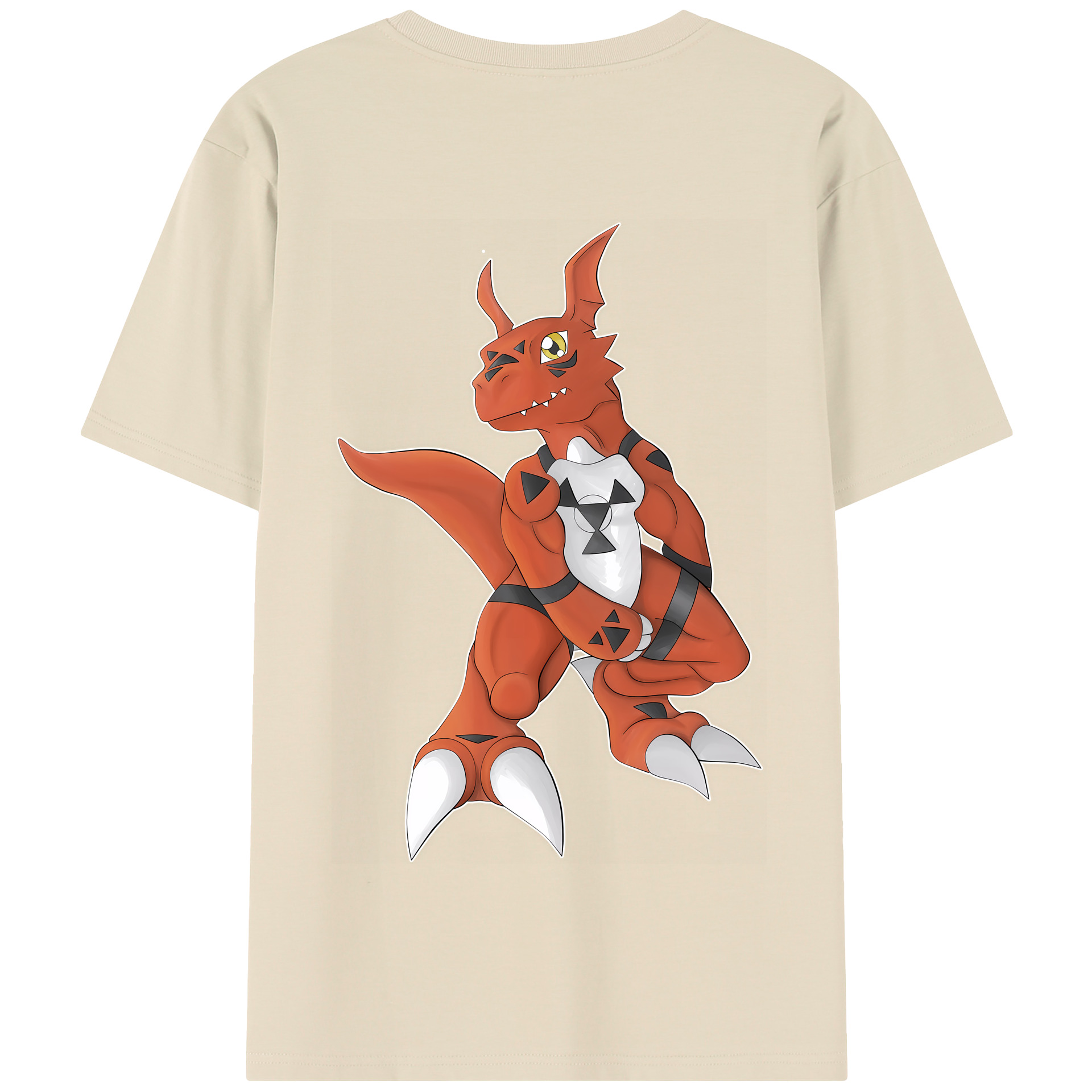 （画像用） Digimon デジタルモンスター/デジモン 綿100％半袖Tシャツ（背面プリント）