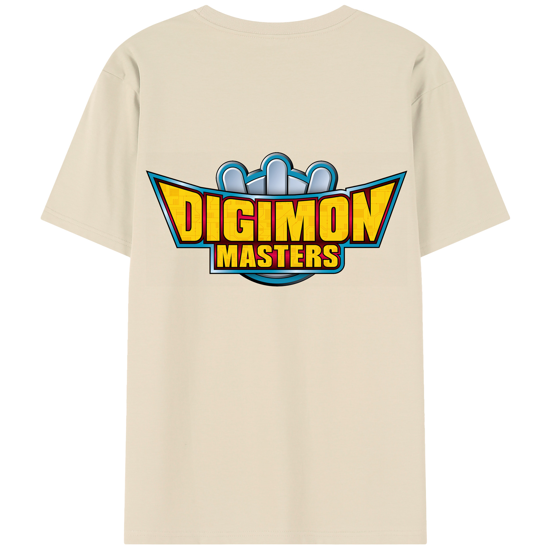 （画像用） Digimon デジタルモンスター/デジモン 綿100％半袖Tシャツ（背面プリント）