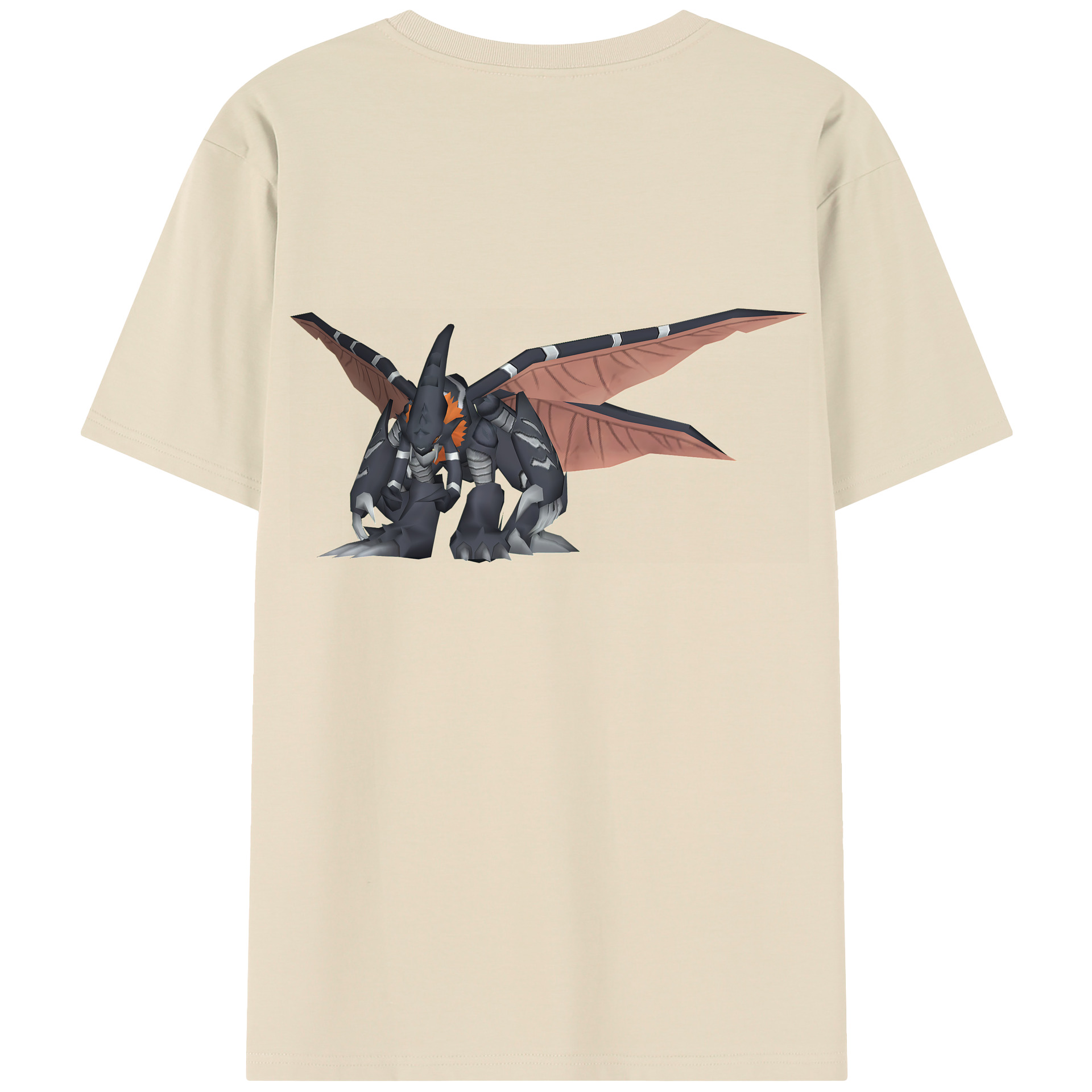 （画像用） Digimon デジタルモンスター/デジモン 綿100％半袖Tシャツ（背面プリント）