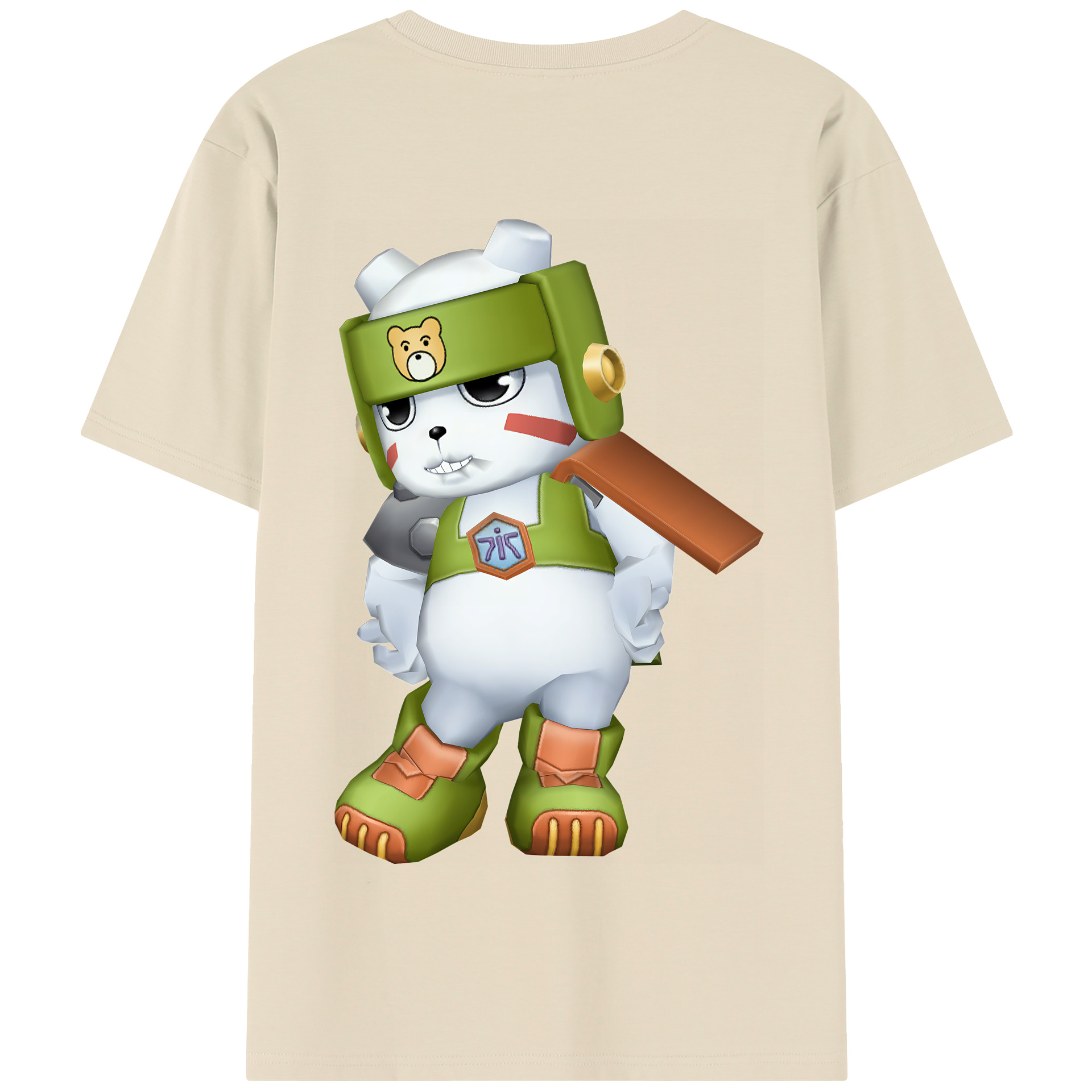 （画像用） Digimon デジタルモンスター/デジモン 綿100％半袖Tシャツ（背面プリント）