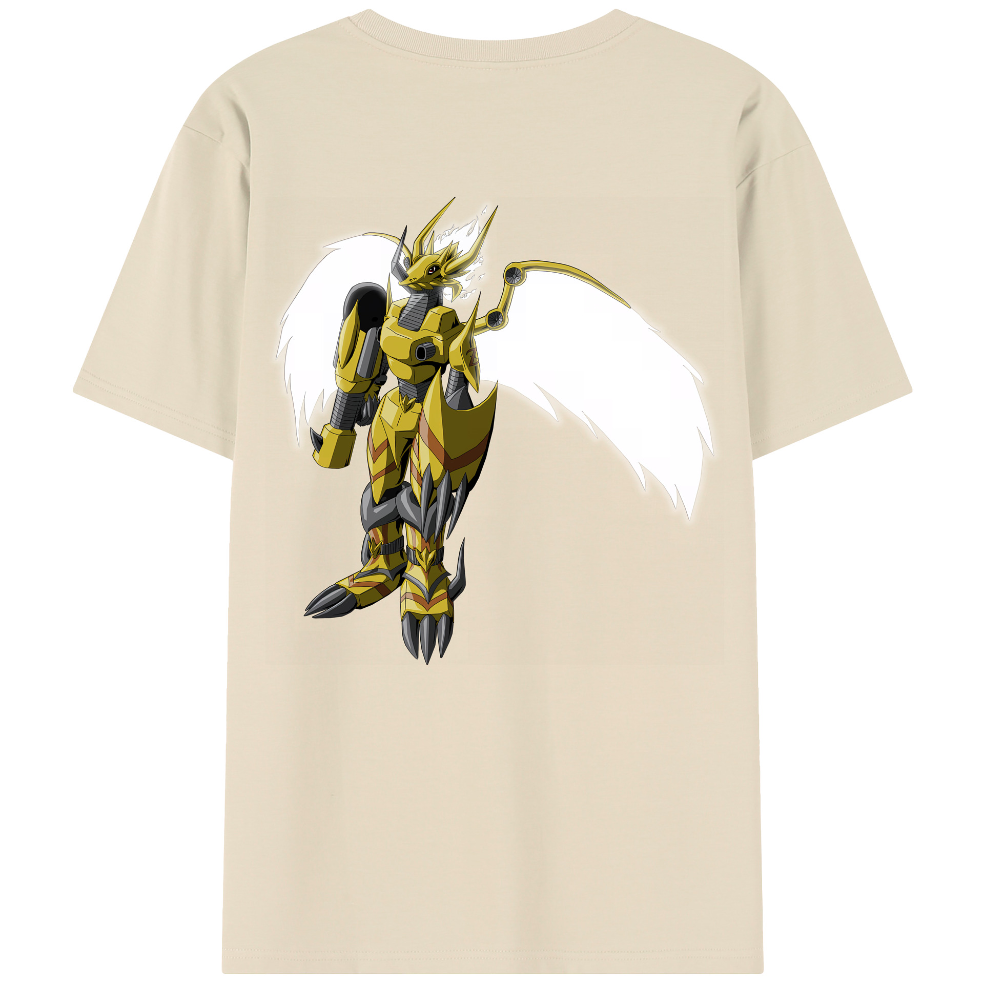 （画像用） Digimon デジタルモンスター/デジモン 綿100％半袖Tシャツ（背面プリント）