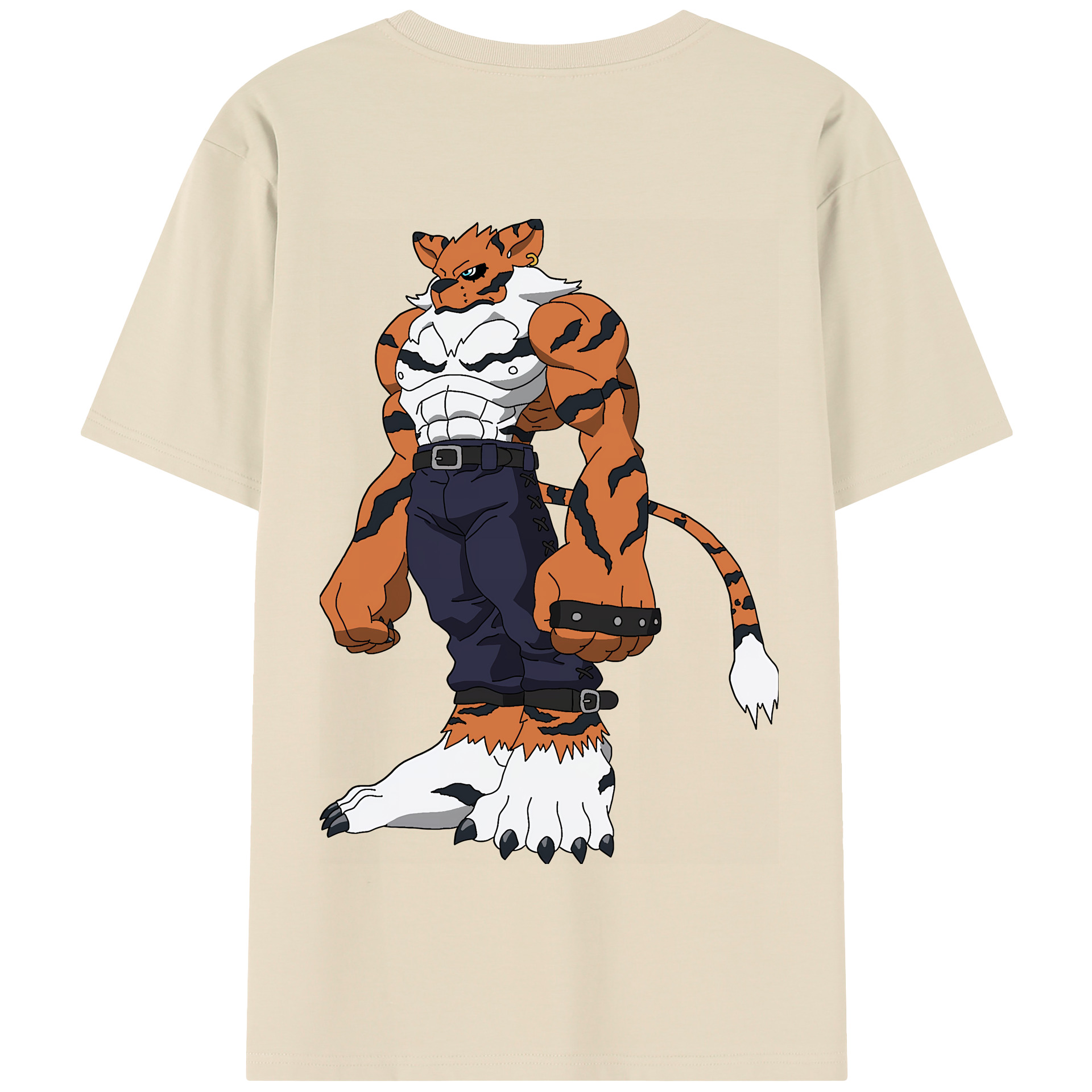 （画像用） Digimon デジタルモンスター/デジモン 綿100％半袖Tシャツ（背面プリント）