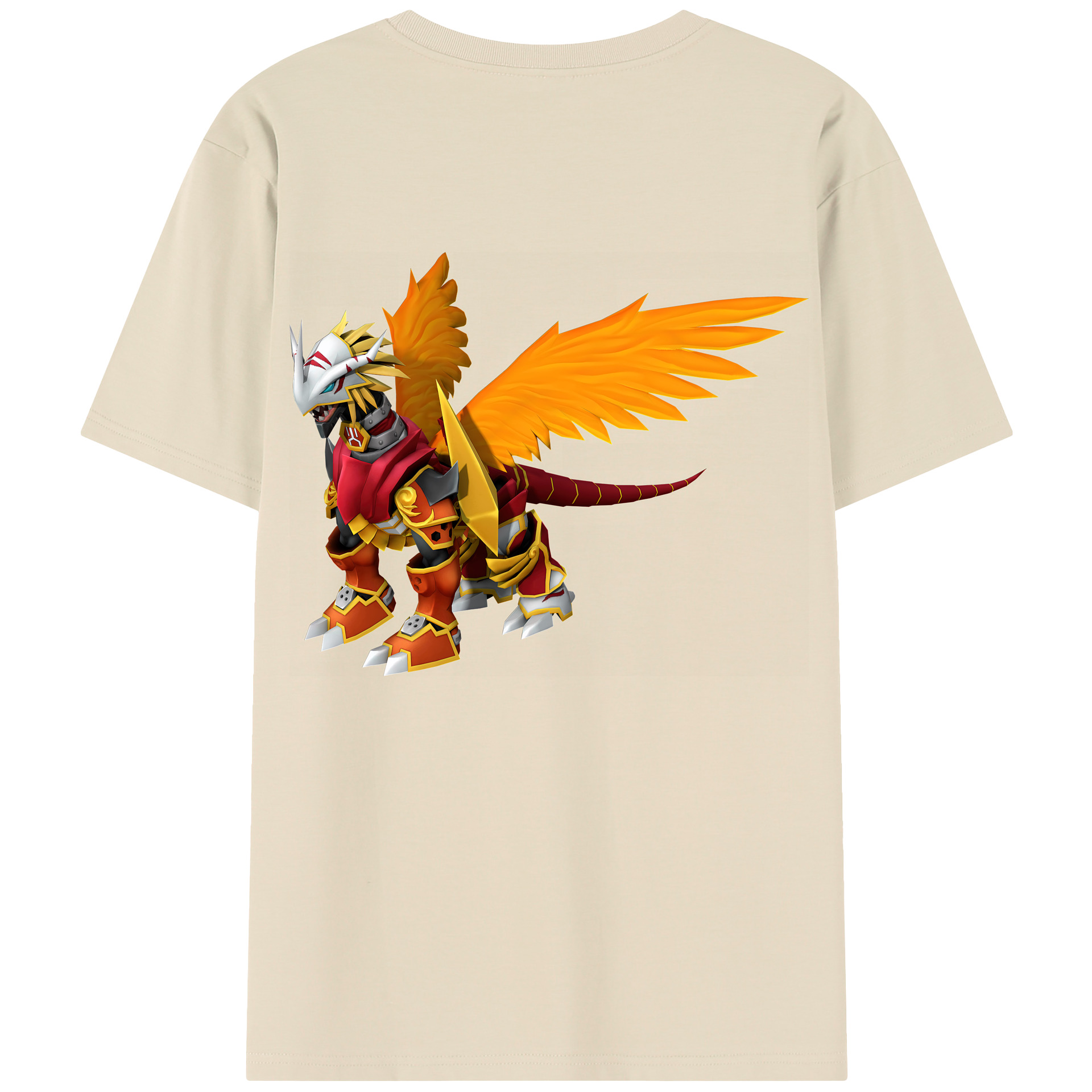 （画像用） Digimon デジタルモンスター/デジモン 綿100％半袖Tシャツ（背面プリント）