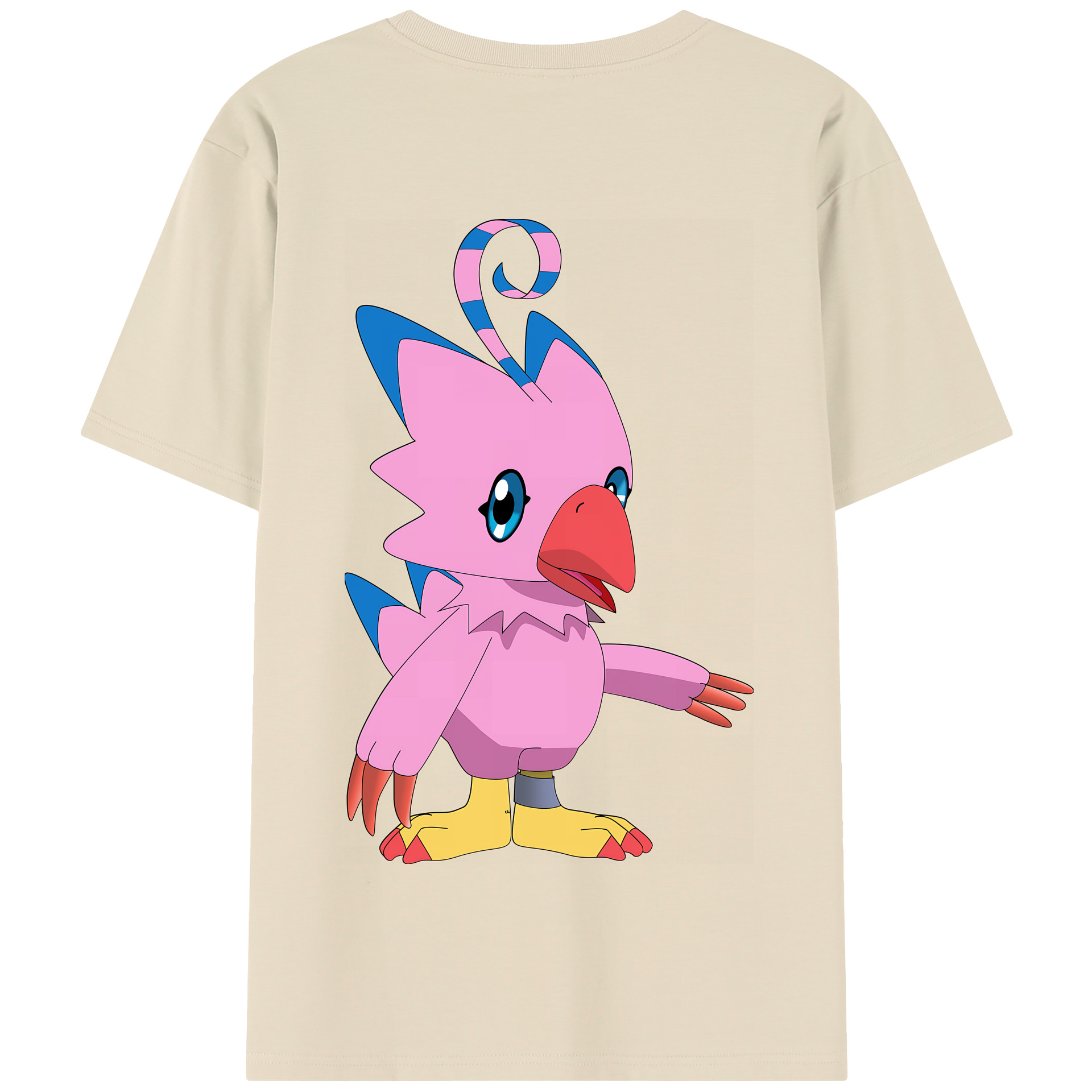 （画像用） Digimon デジタルモンスター/デジモン 綿100％半袖Tシャツ（背面プリント）