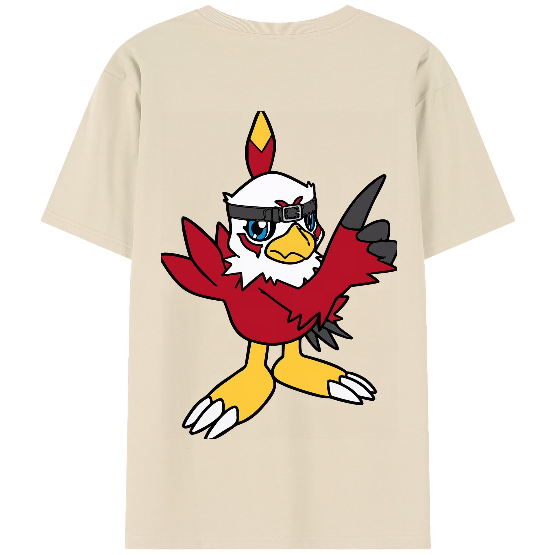（画像用） Digimon デジタルモンスター/デジモン 綿100％半袖Tシャツ（背面プリント）