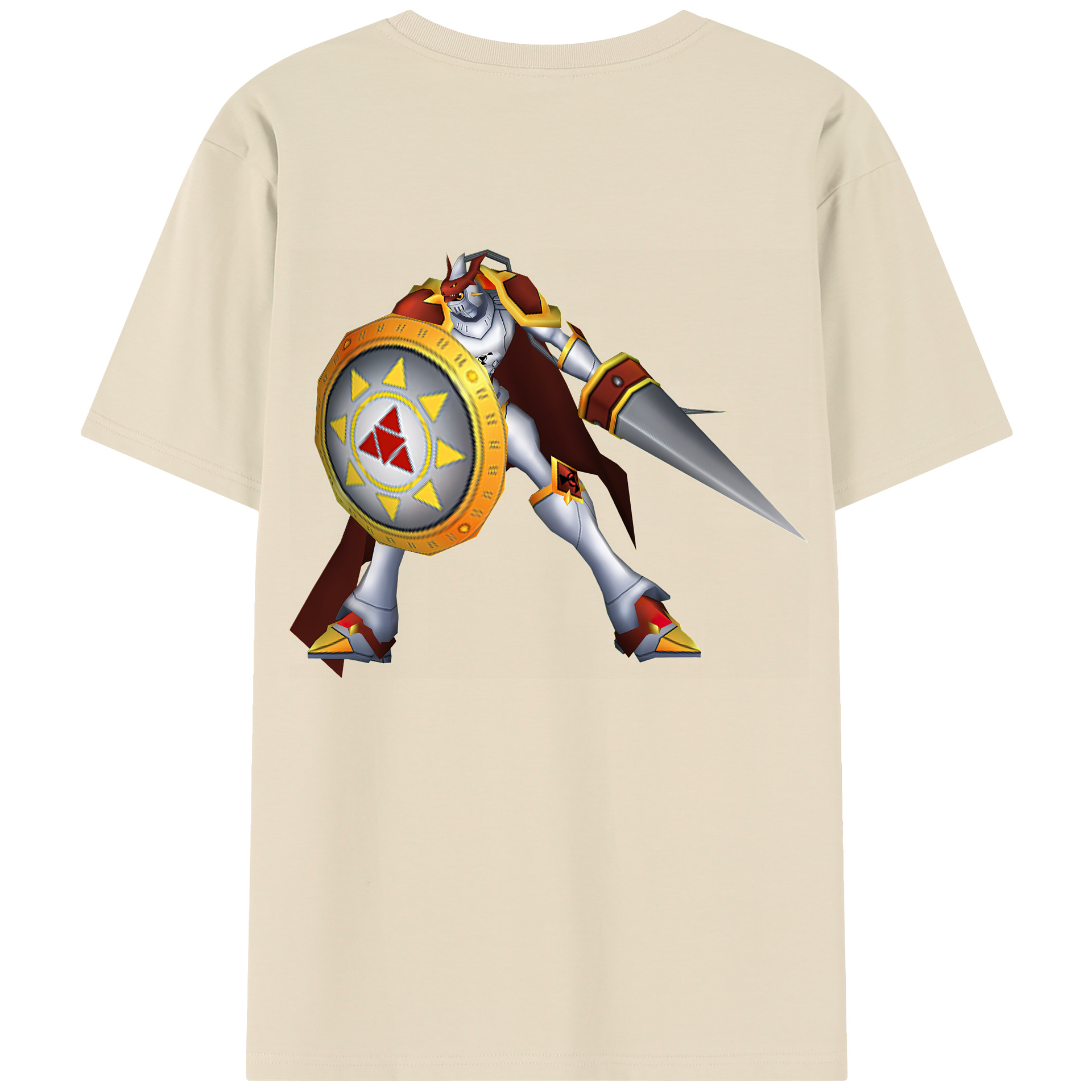 （画像用） Digimon デジタルモンスター/デジモン 綿100％半袖Tシャツ（背面プリント）